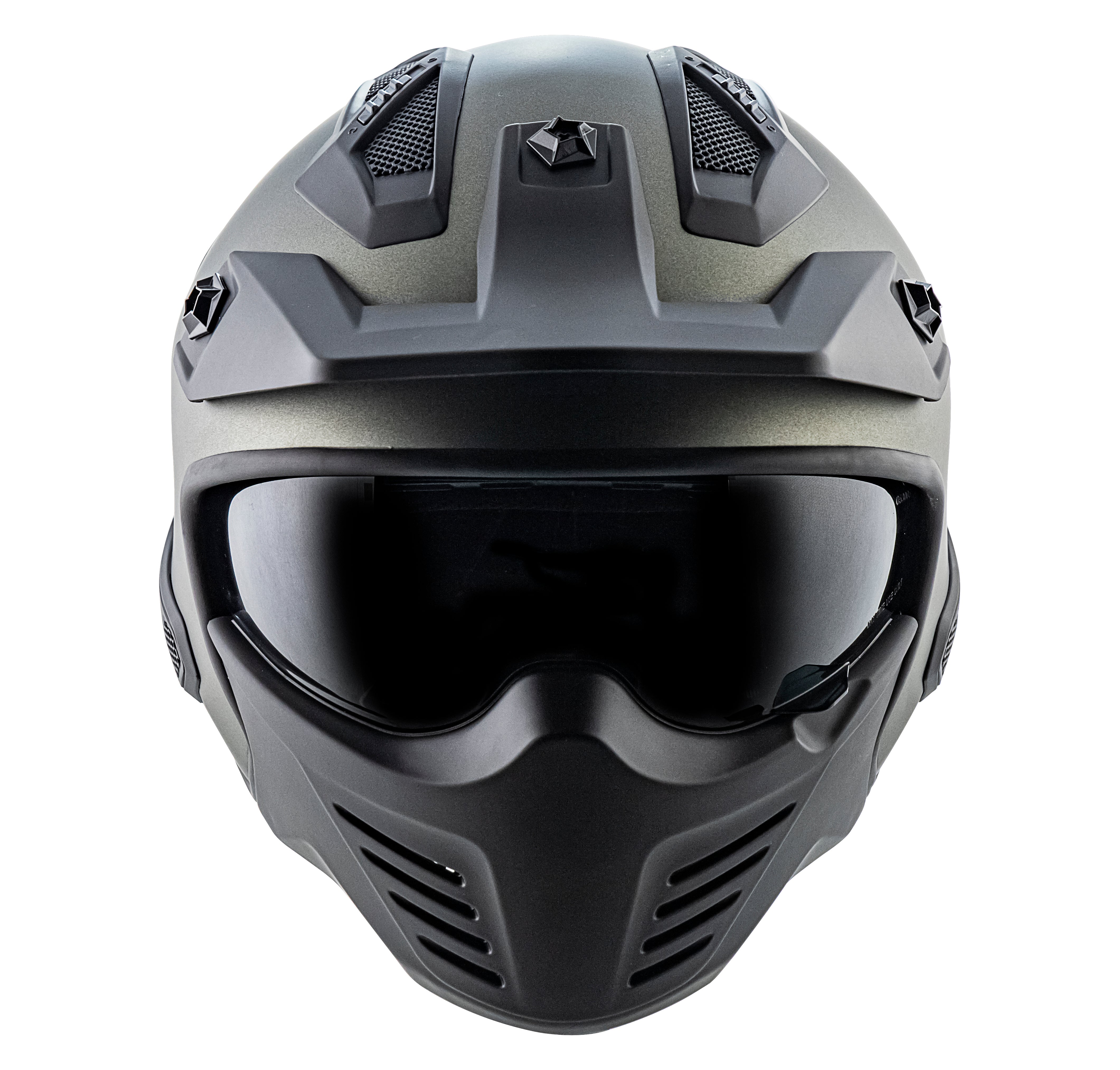 Capacete Norisk Darth Monocolor Titânio