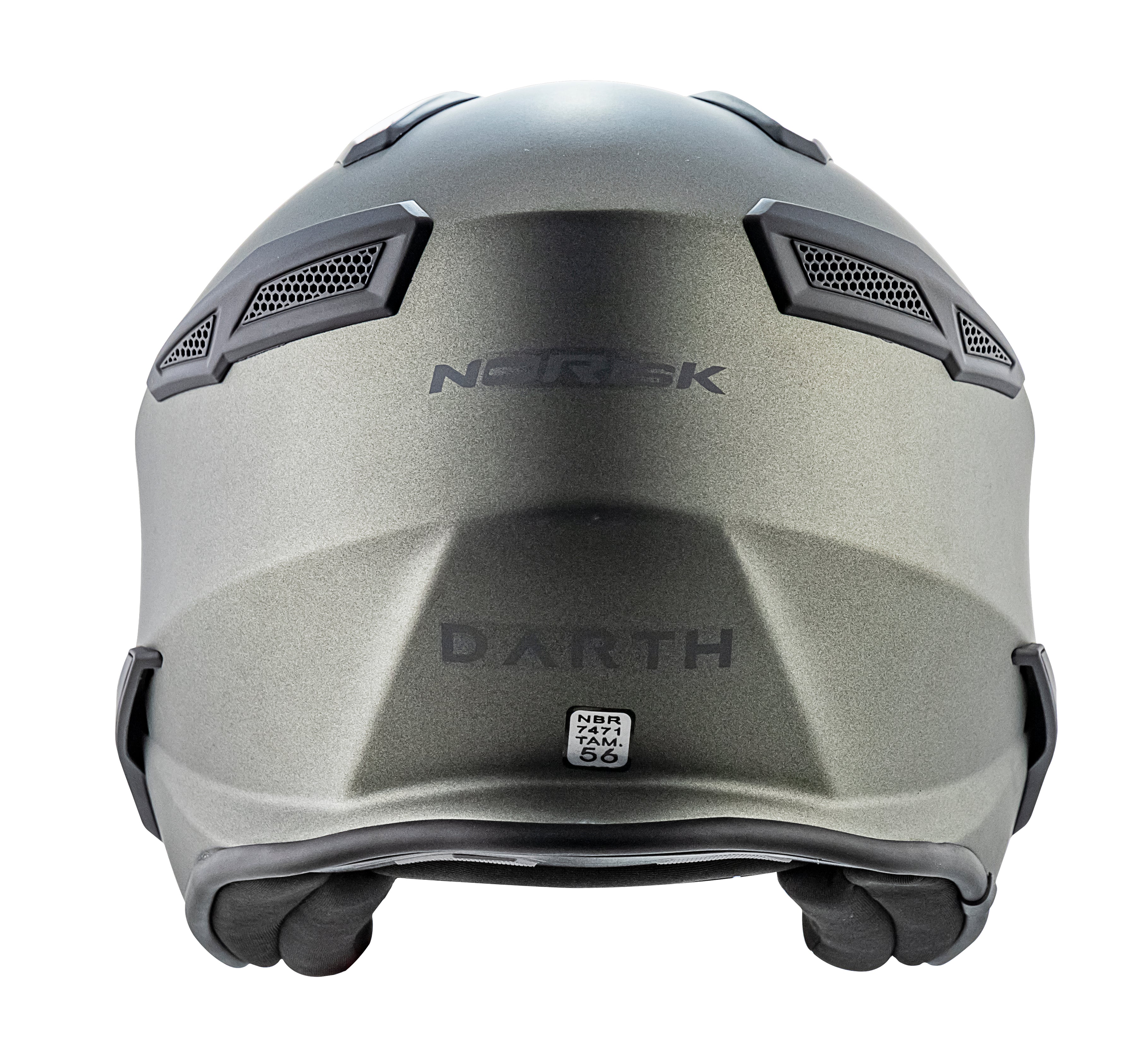 Capacete Norisk Darth Monocolor Titânio