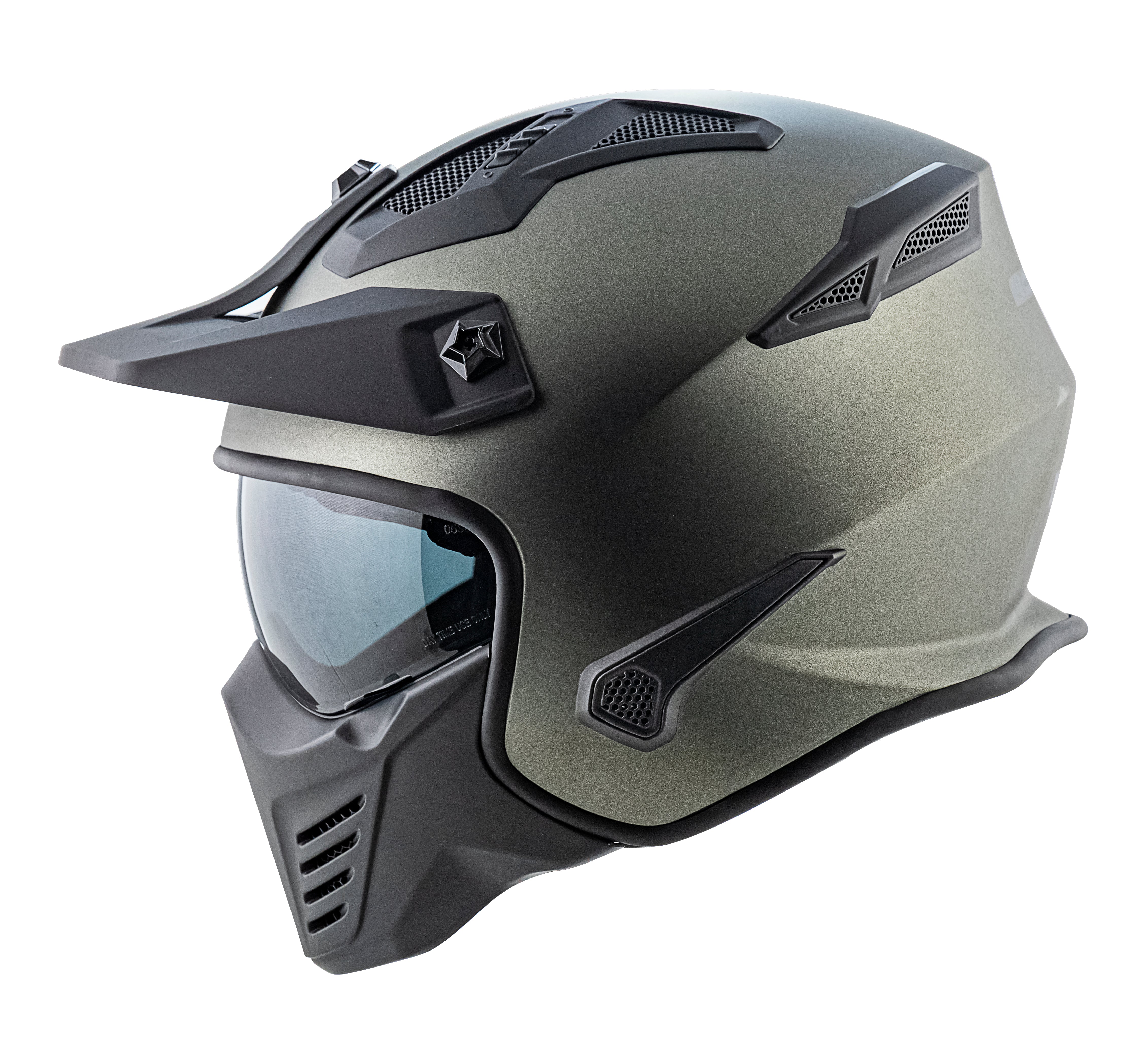 Capacete Norisk Darth Monocolor Titânio