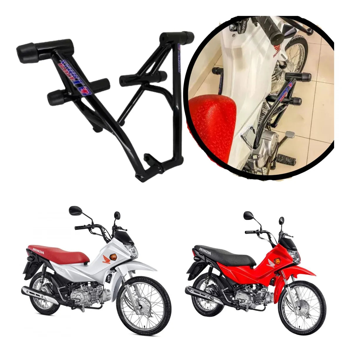Protetor Stunt Race Street Cage Pop 110i Pop110 Pop110i