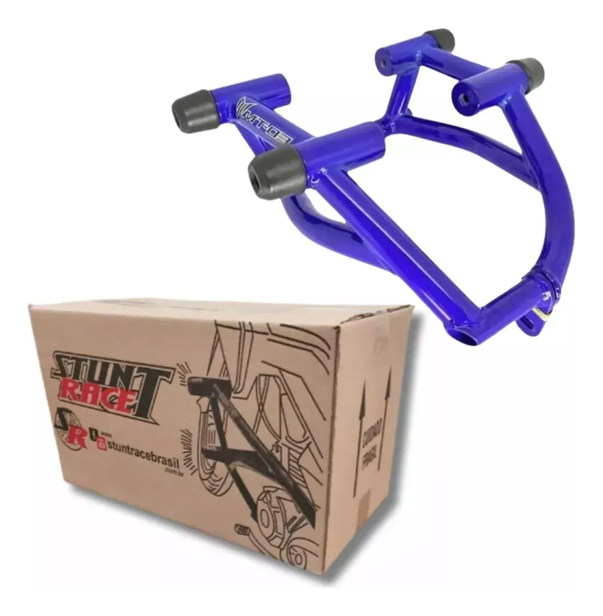 Protetor Motor Carenagem Stunt Race Mt03 Azul metálico