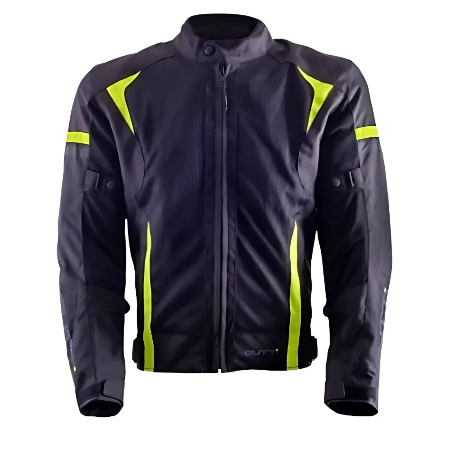 JAQUETA GUTTI MASCULINO NEW SUMMER PRETO VERDE FLUORESCENTE