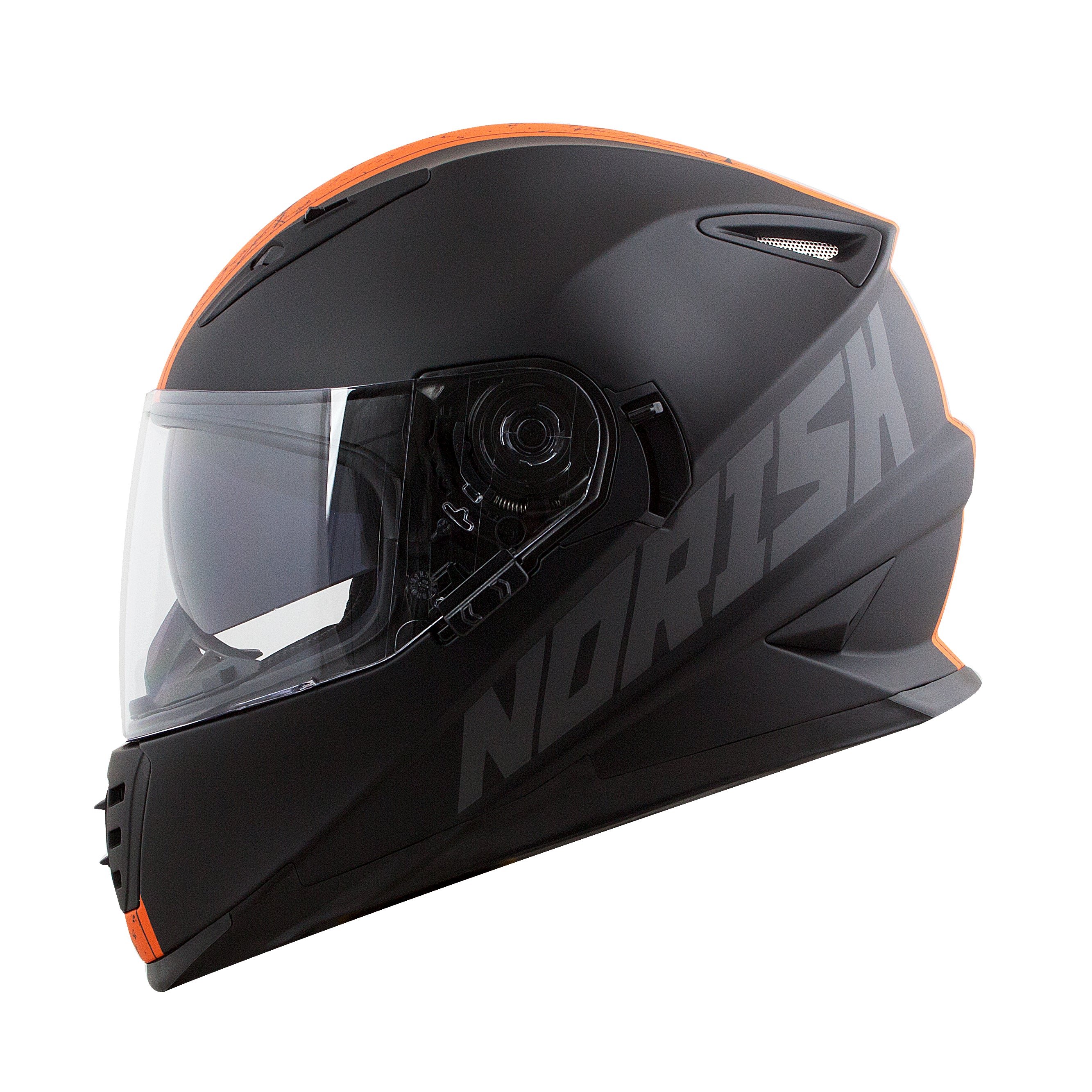 Capacete Norisk Soul Stone Preto Laranja