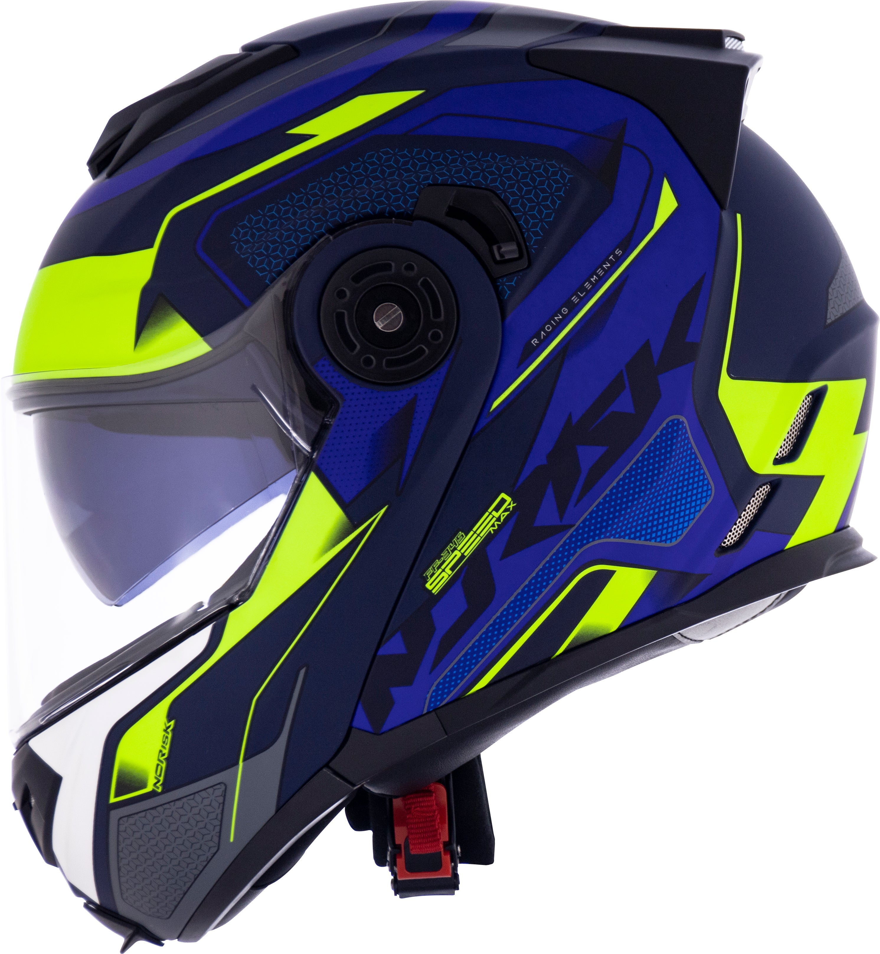 Capacete Norisk Route Speedmax Matt Azul Amarelo