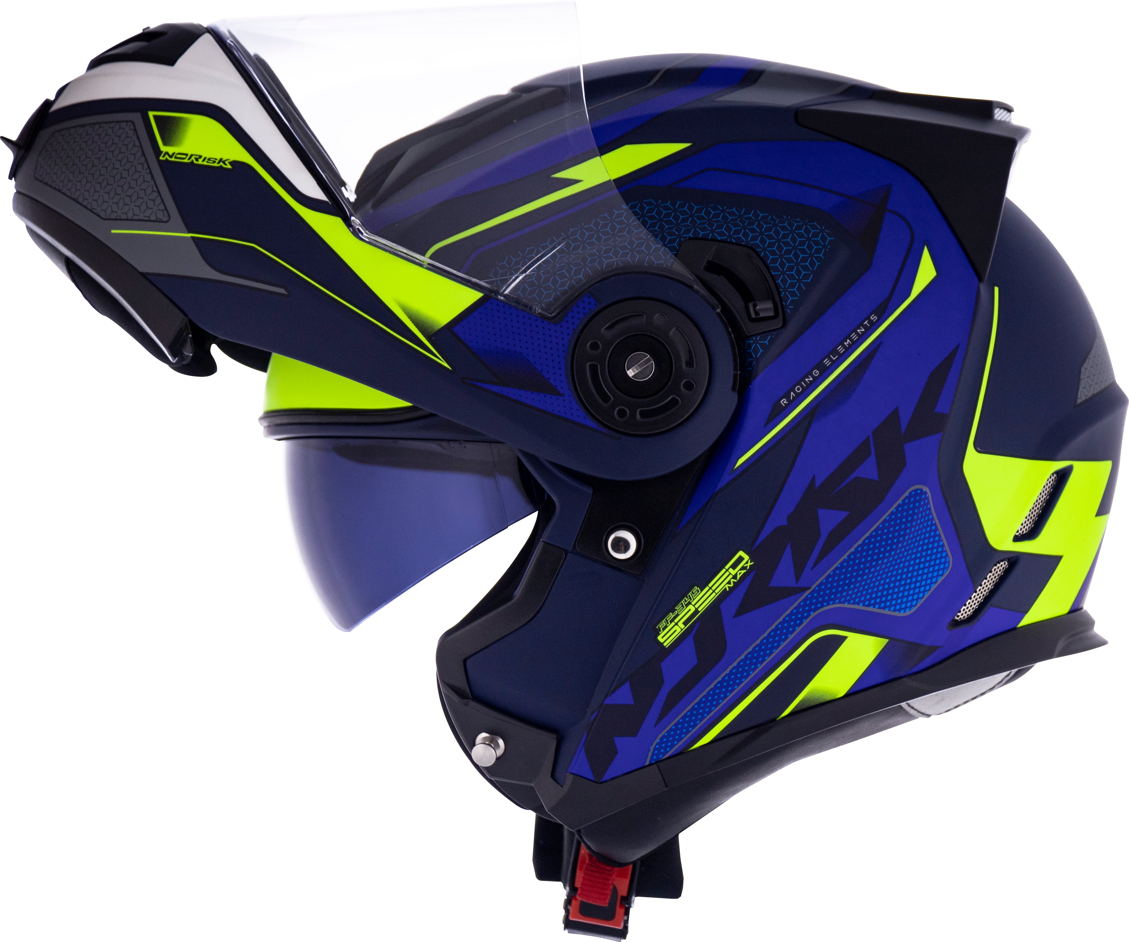 Capacete Norisk Route Speedmax Matt Azul Amarelo