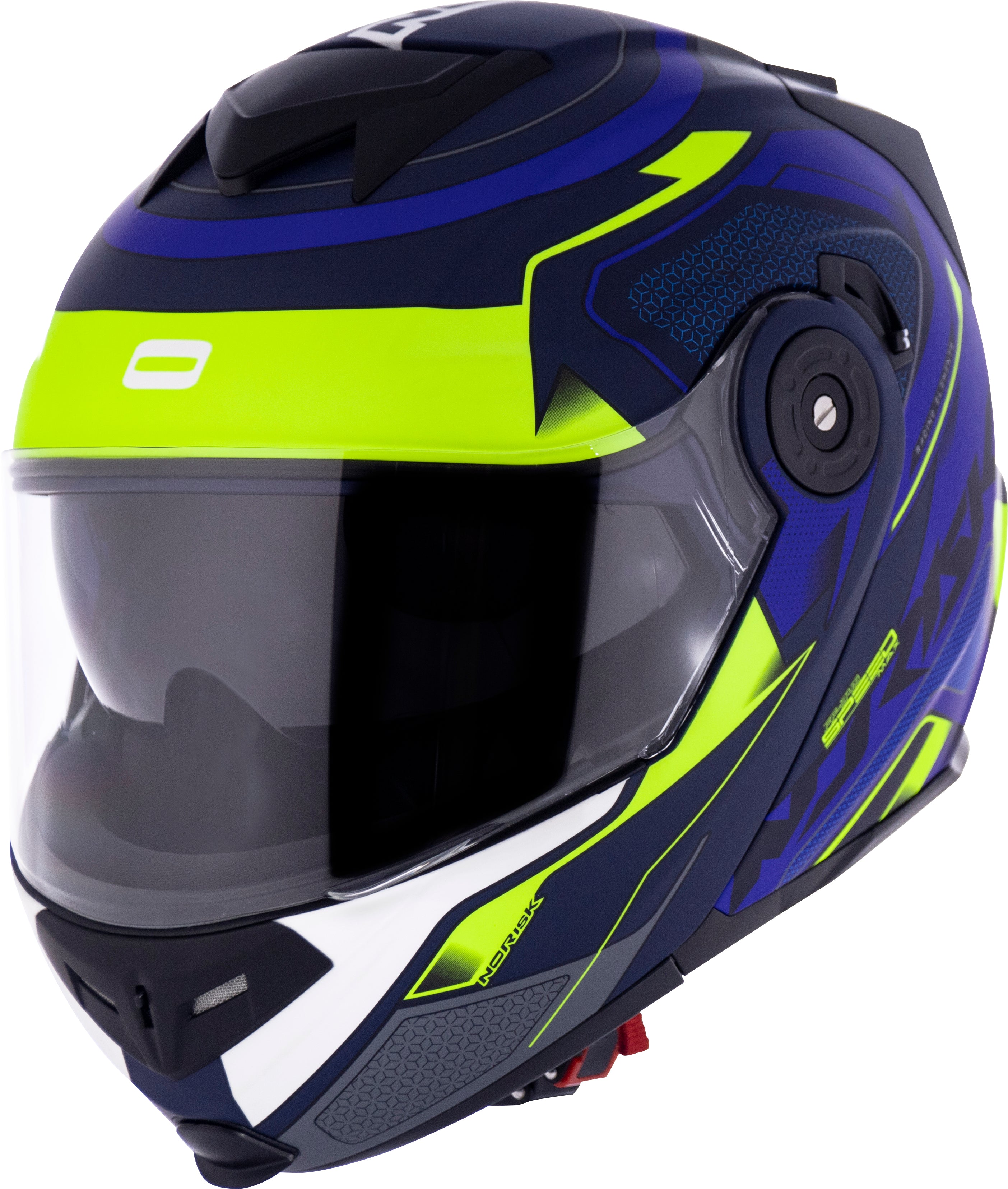 Capacete Norisk Route Speedmax Matt Azul Amarelo