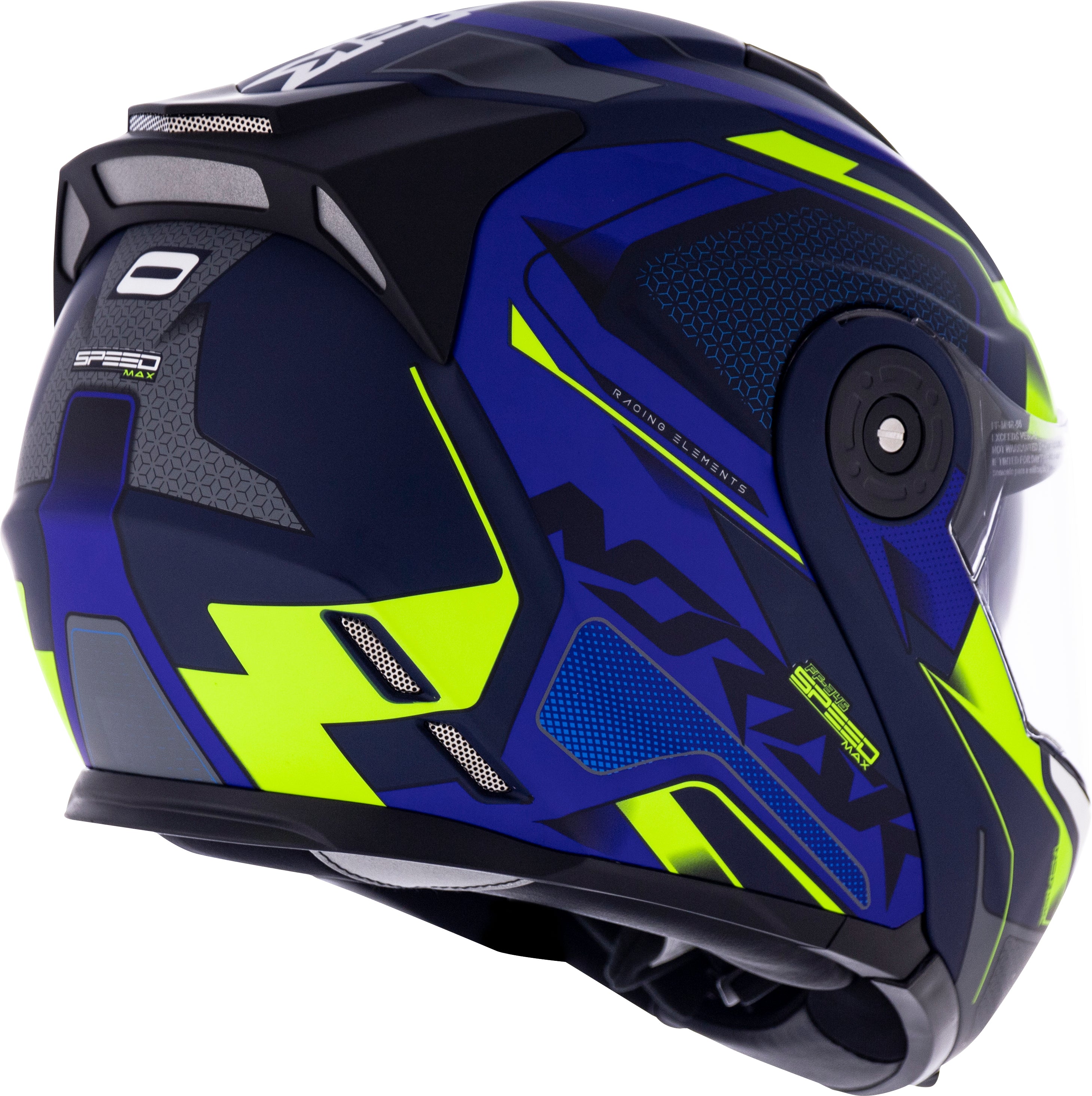 Capacete Norisk Route Speedmax Matt Azul Amarelo