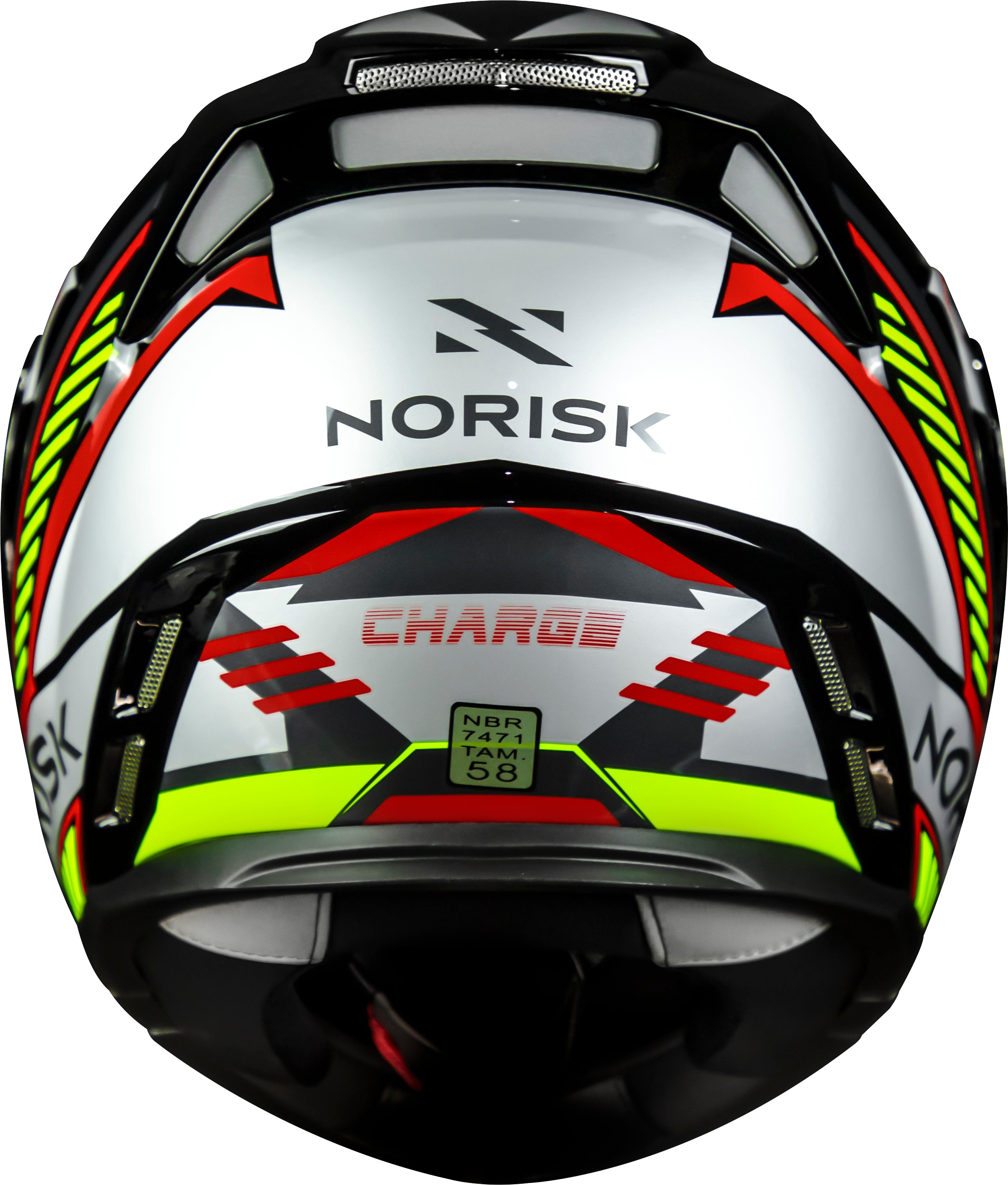 Capacete Norisk Route Charge Preto Prata