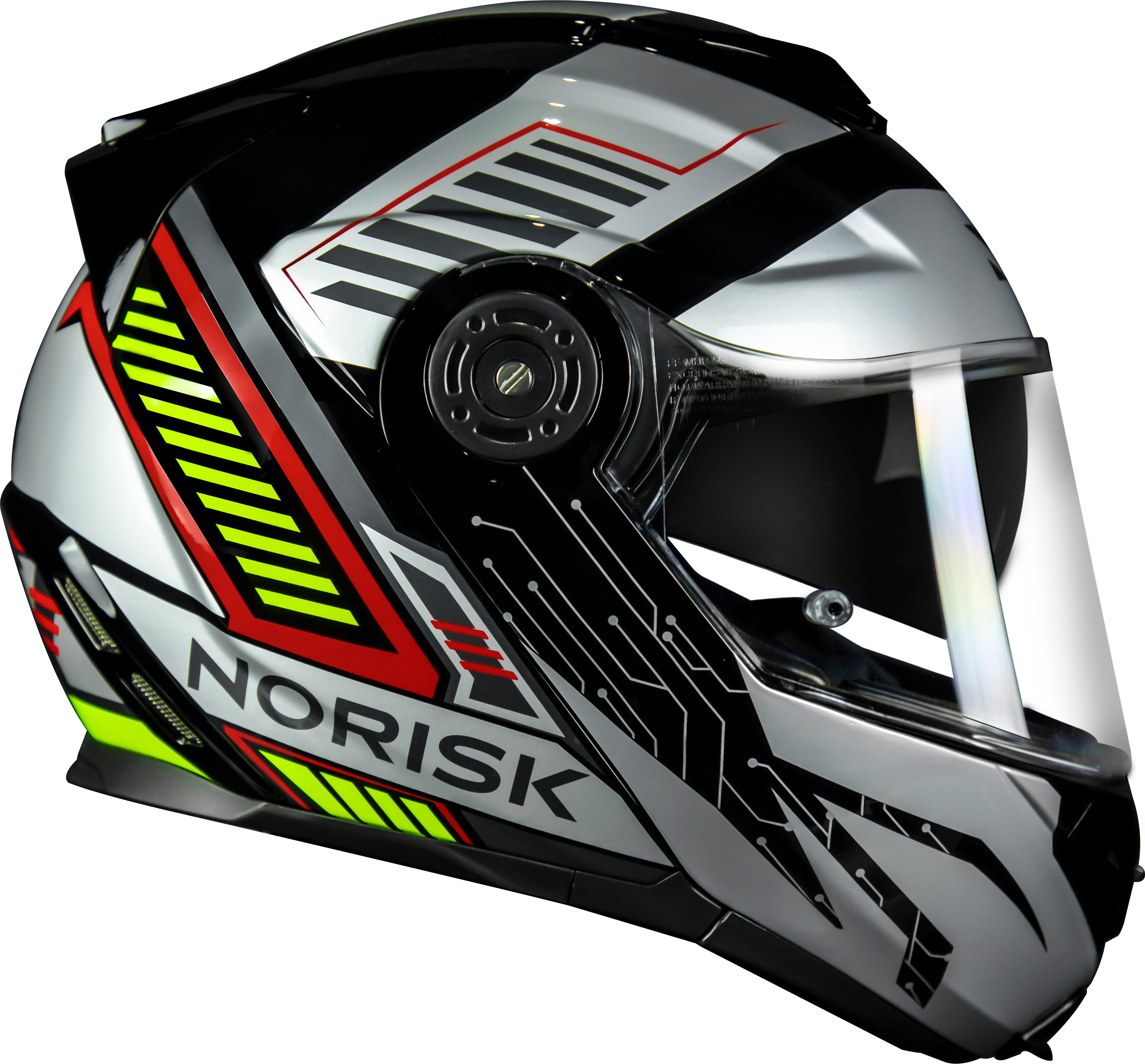 Capacete Norisk Route Charge Preto Prata