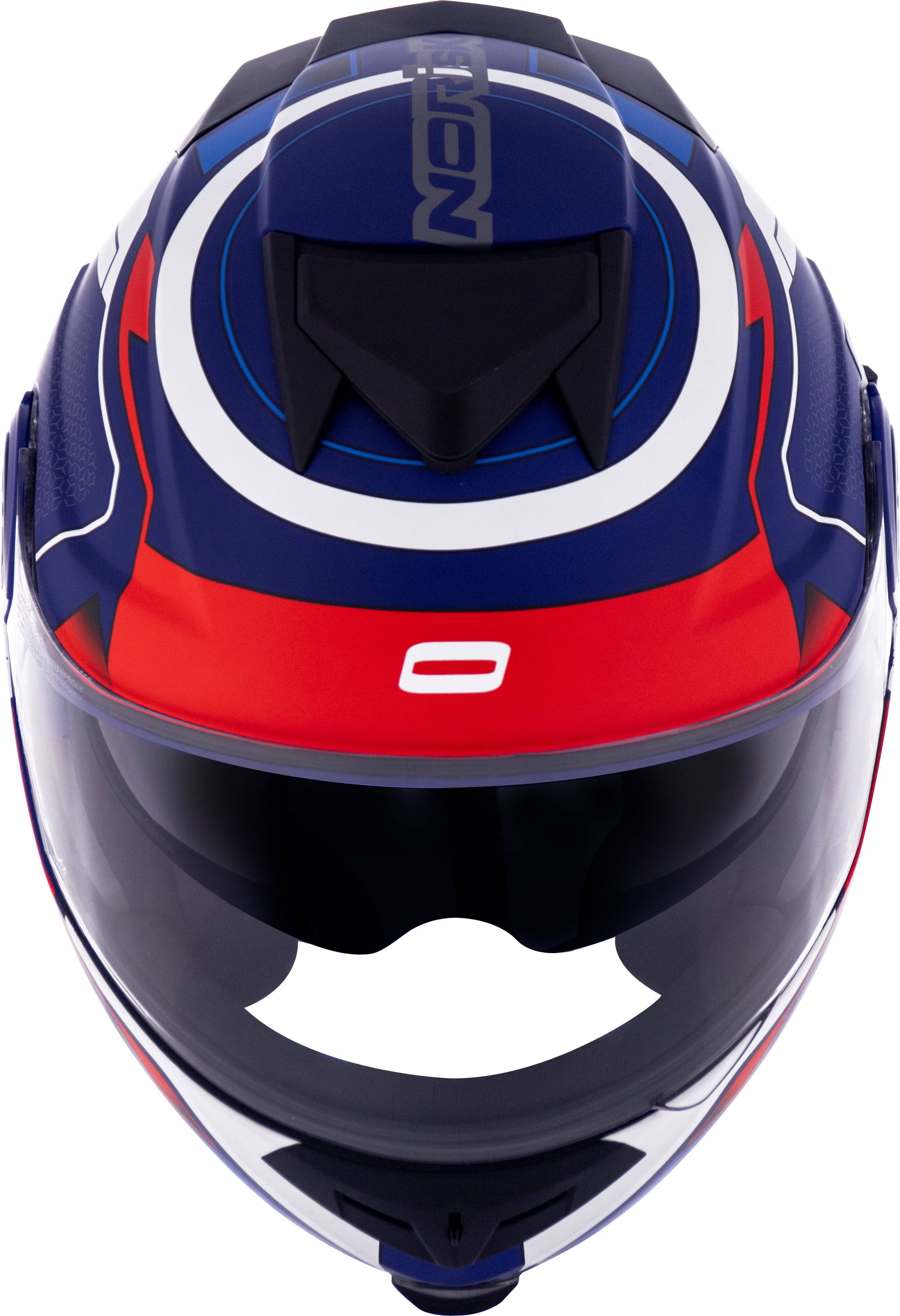 Capacete Norisk Route Speedmax Matt Azul Branco Vermelho