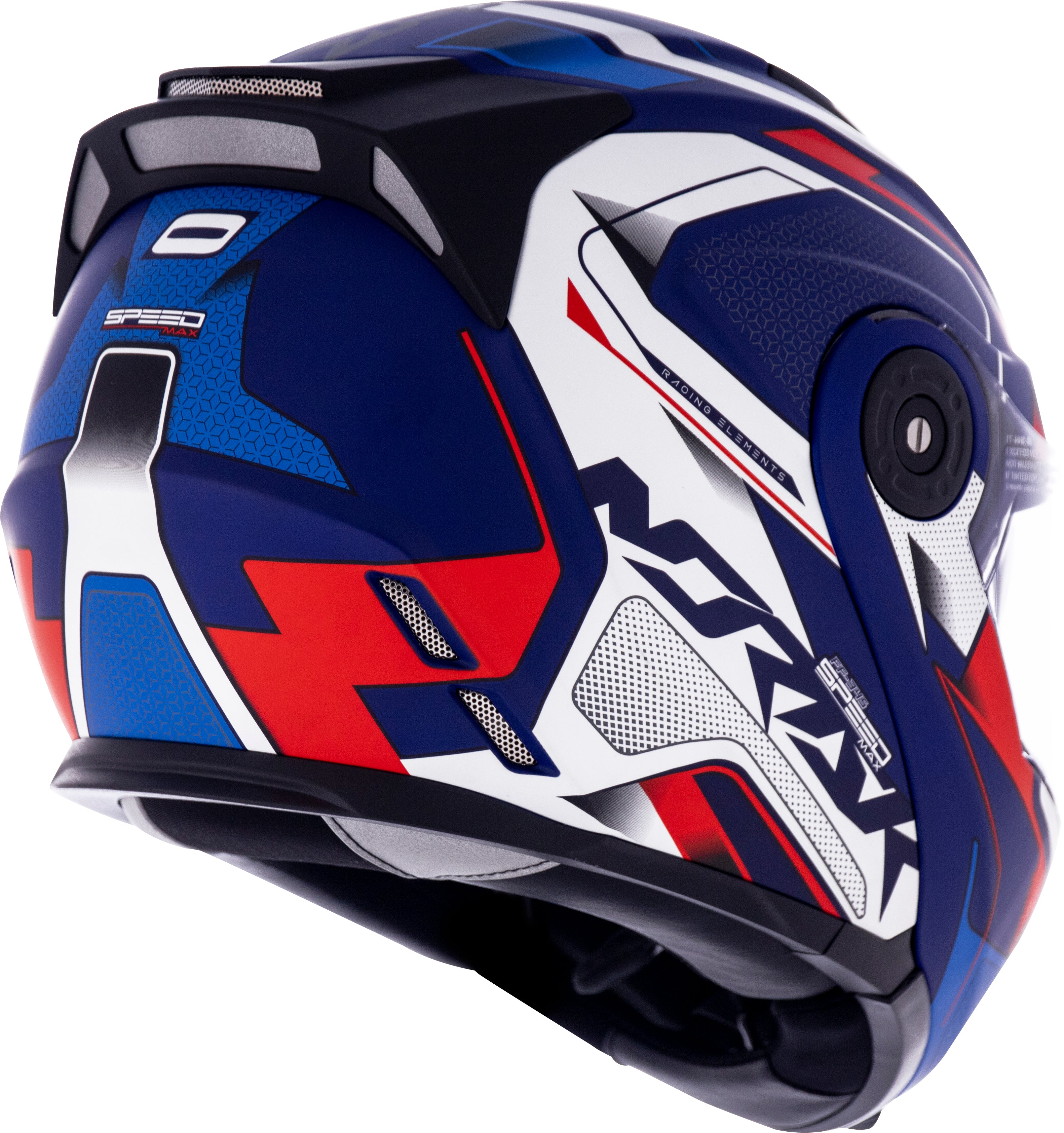 Capacete Norisk Route Speedmax Matt Azul Branco Vermelho