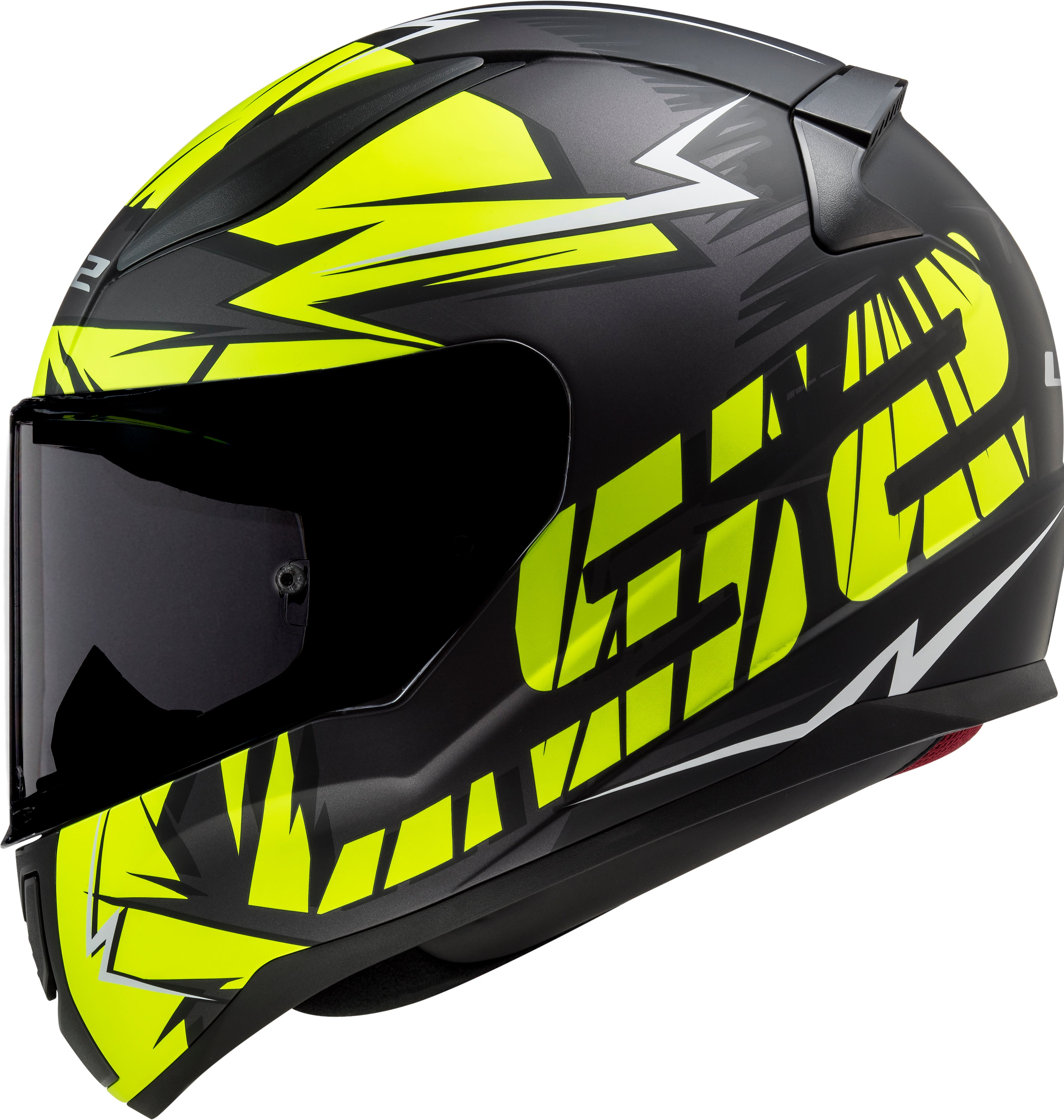 Capacete Ls2 Rapid ff353 Cromo Matt Preto Amarelo Flourescente