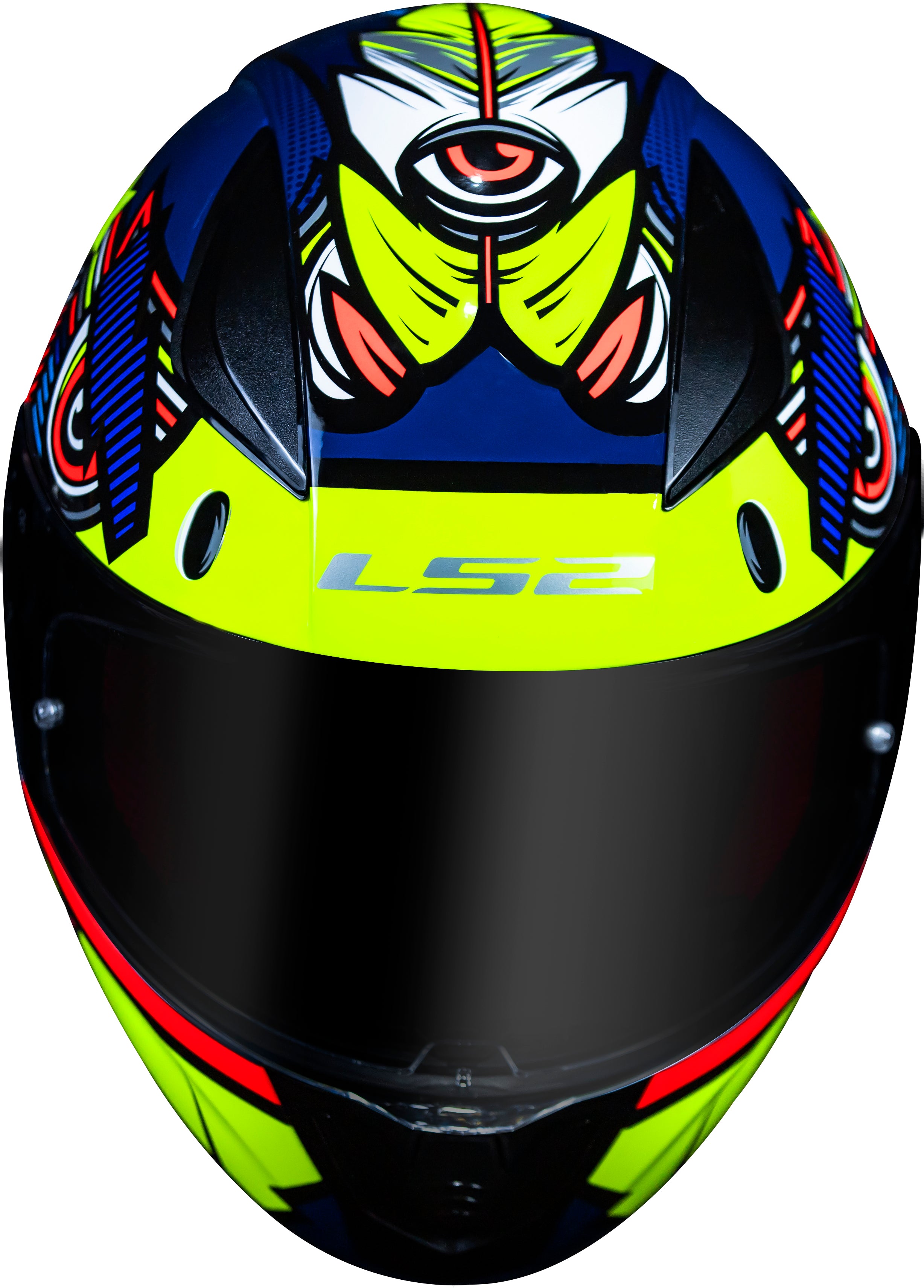 Capacete Ls2 Rapid ff353 Khan Fucsia Branco