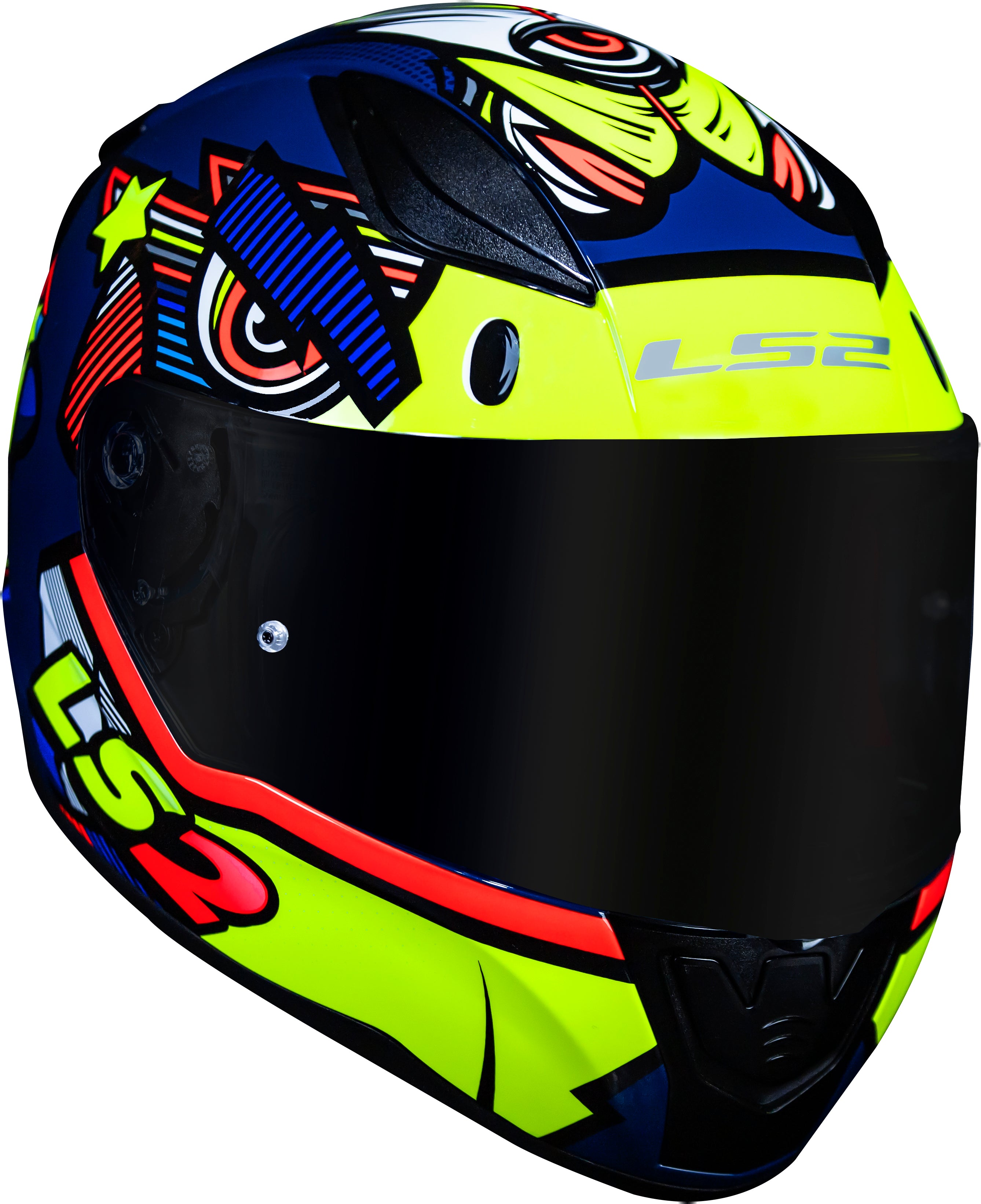 Capacete Ls2 Rapid ff353 Khan Fucsia Branco