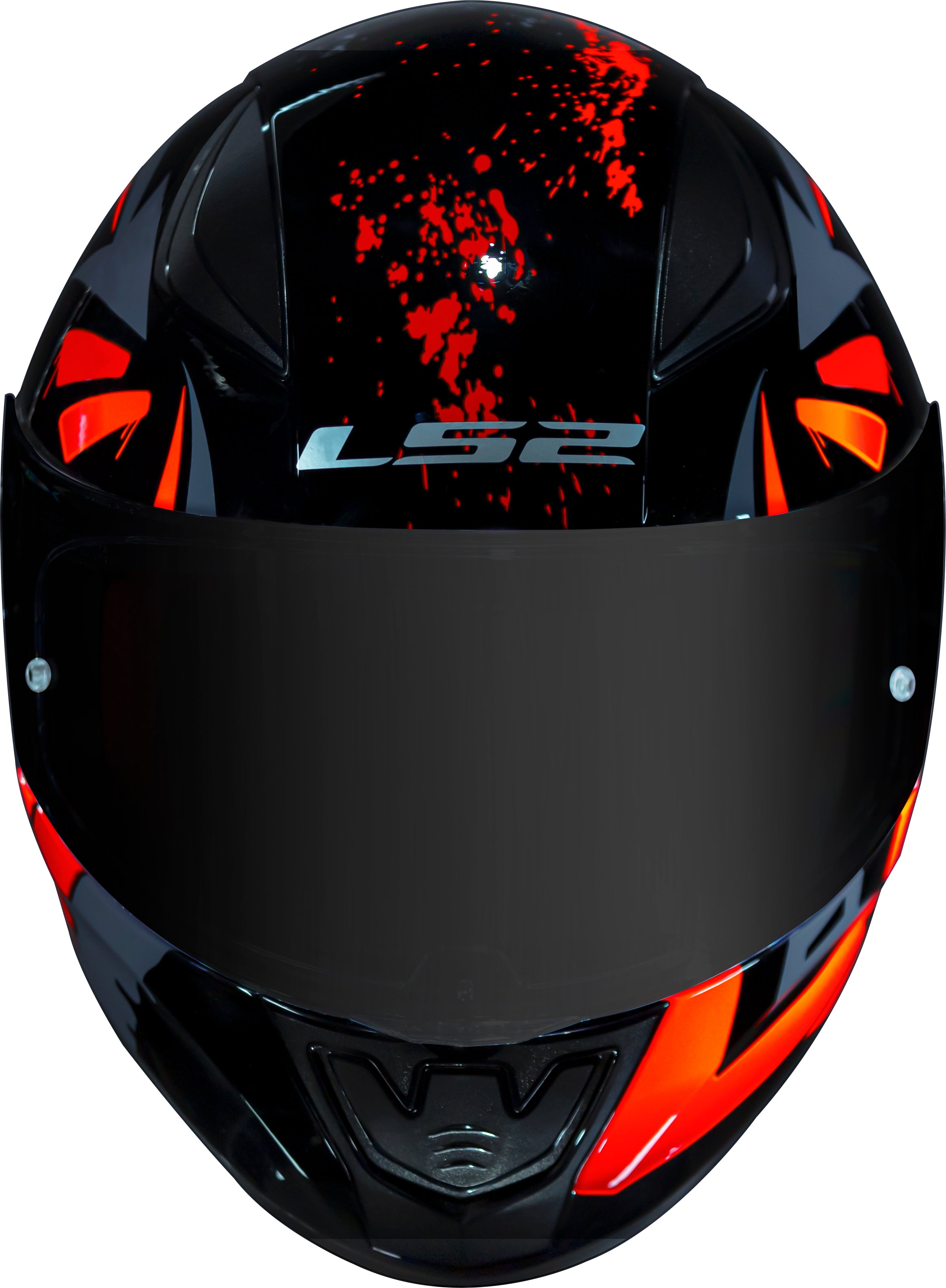 Capacete Ls2 Rapid ff353 Tagline Preto Vermelho