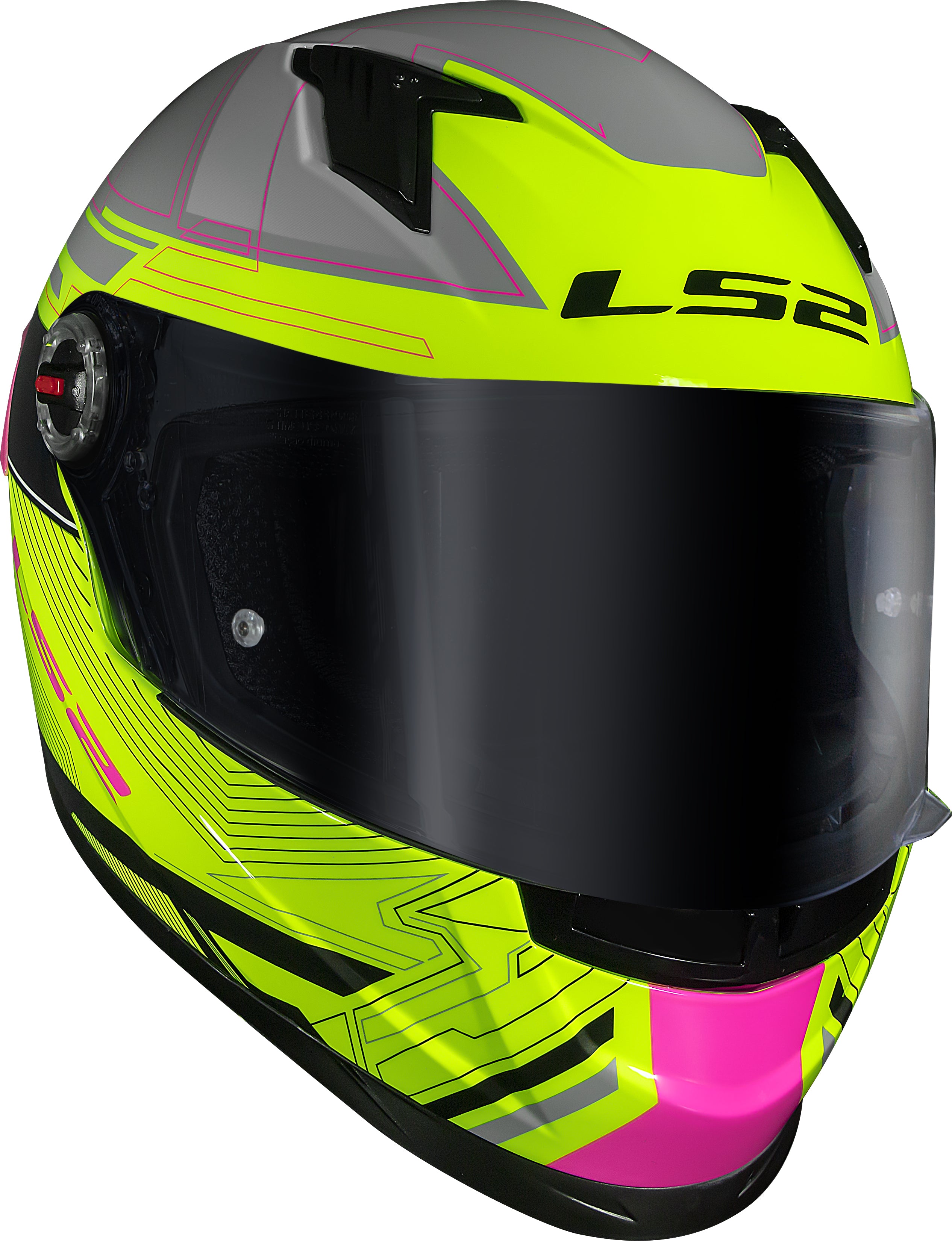 Capacete Ls2 ff358 S Digital Preto Amarelo