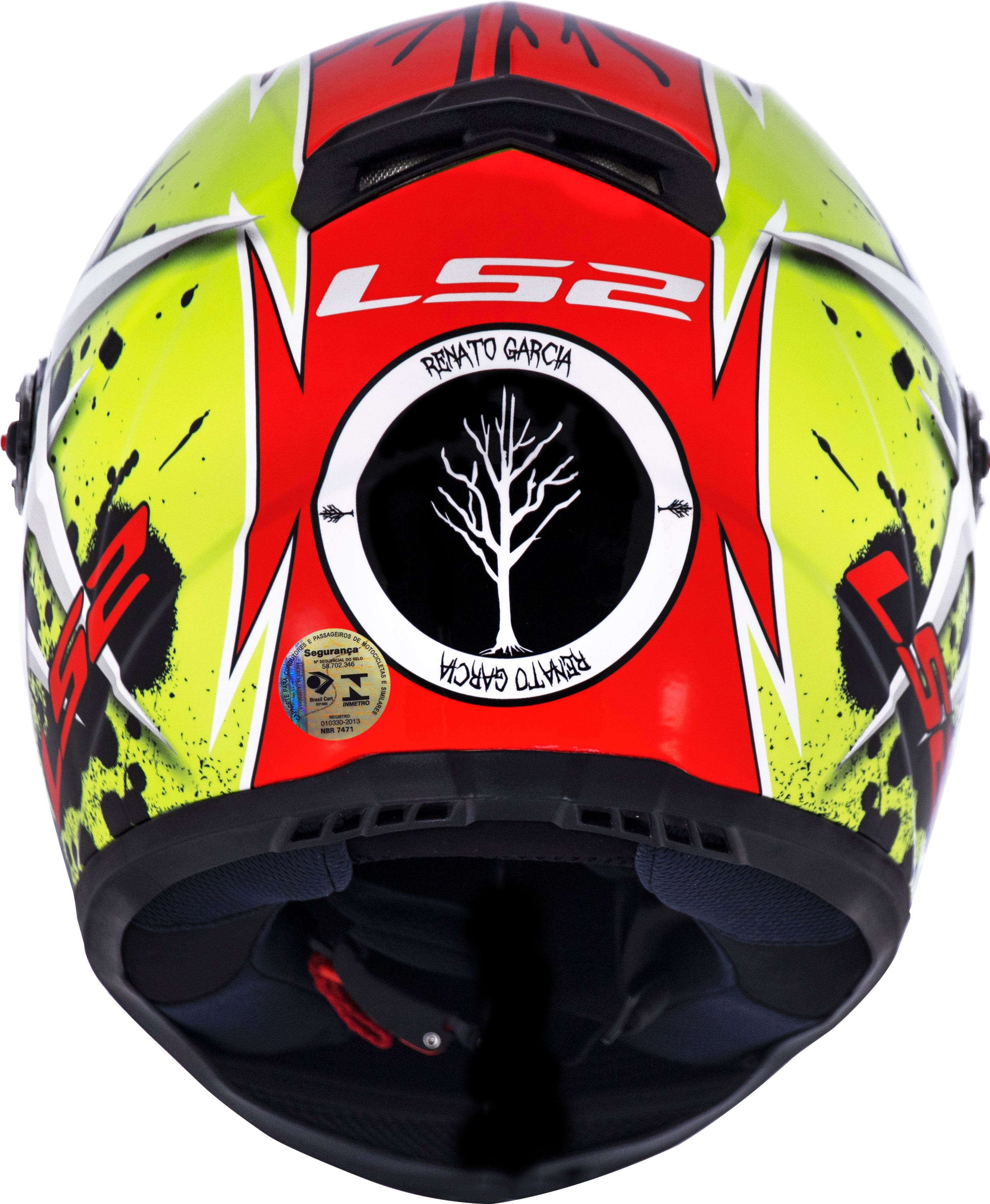Capacete Ls2 Ff358 Classic Réplica Renato Garcia