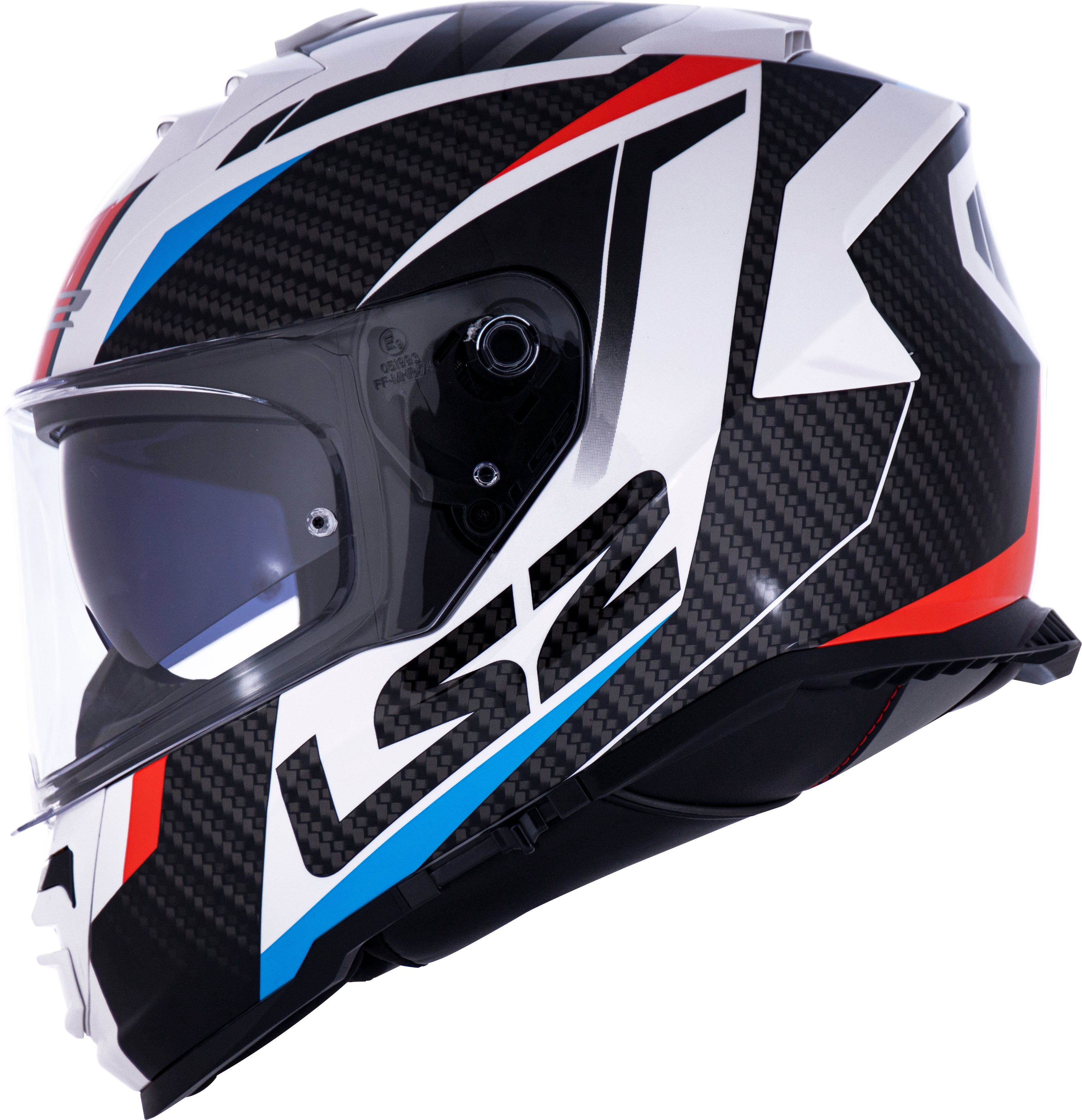 Capacete Ls2 Ff800 Storm Racer Azul Vermelho