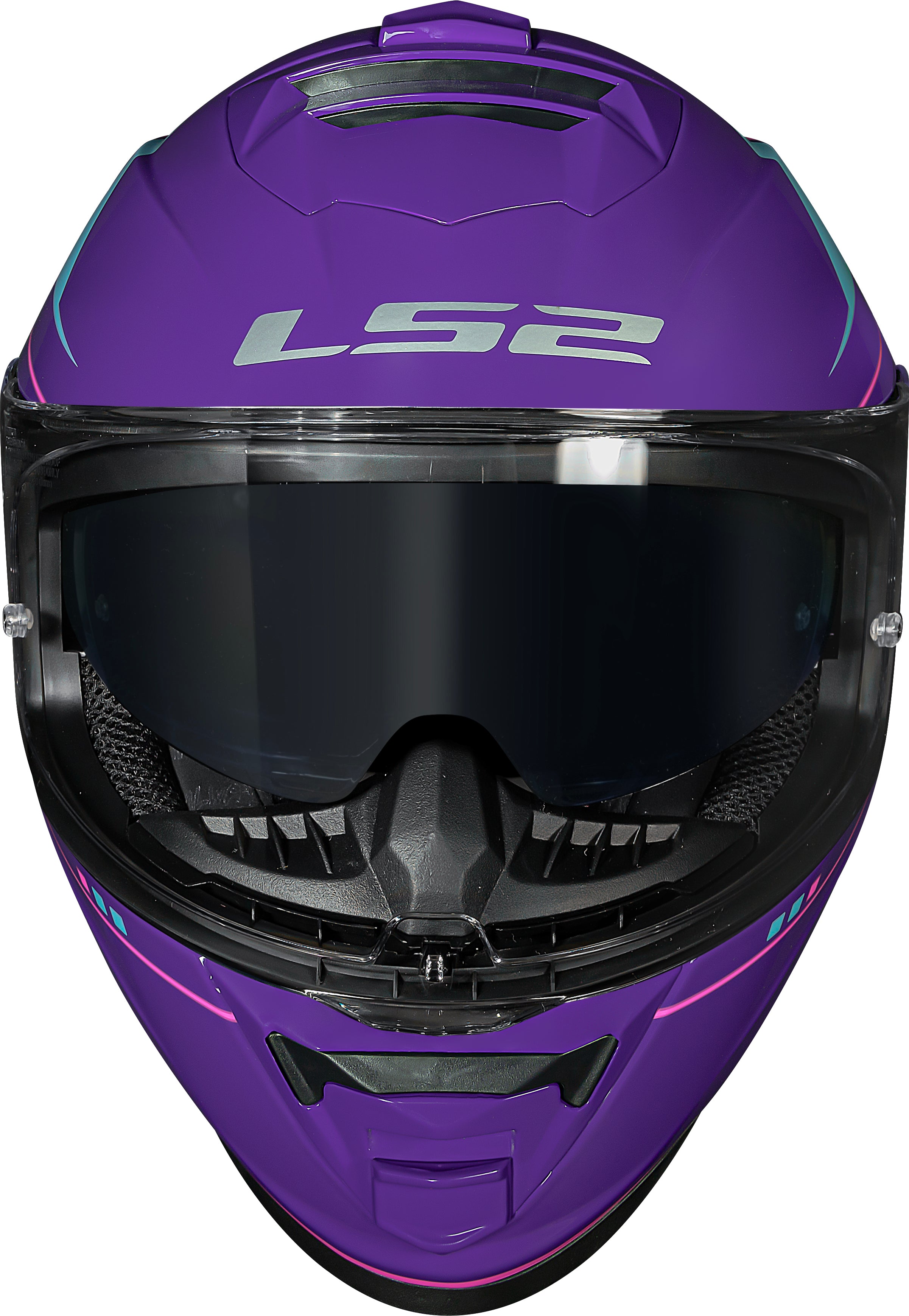 Capacete Ls2 Ff800 Storm Fist Roxo Azul