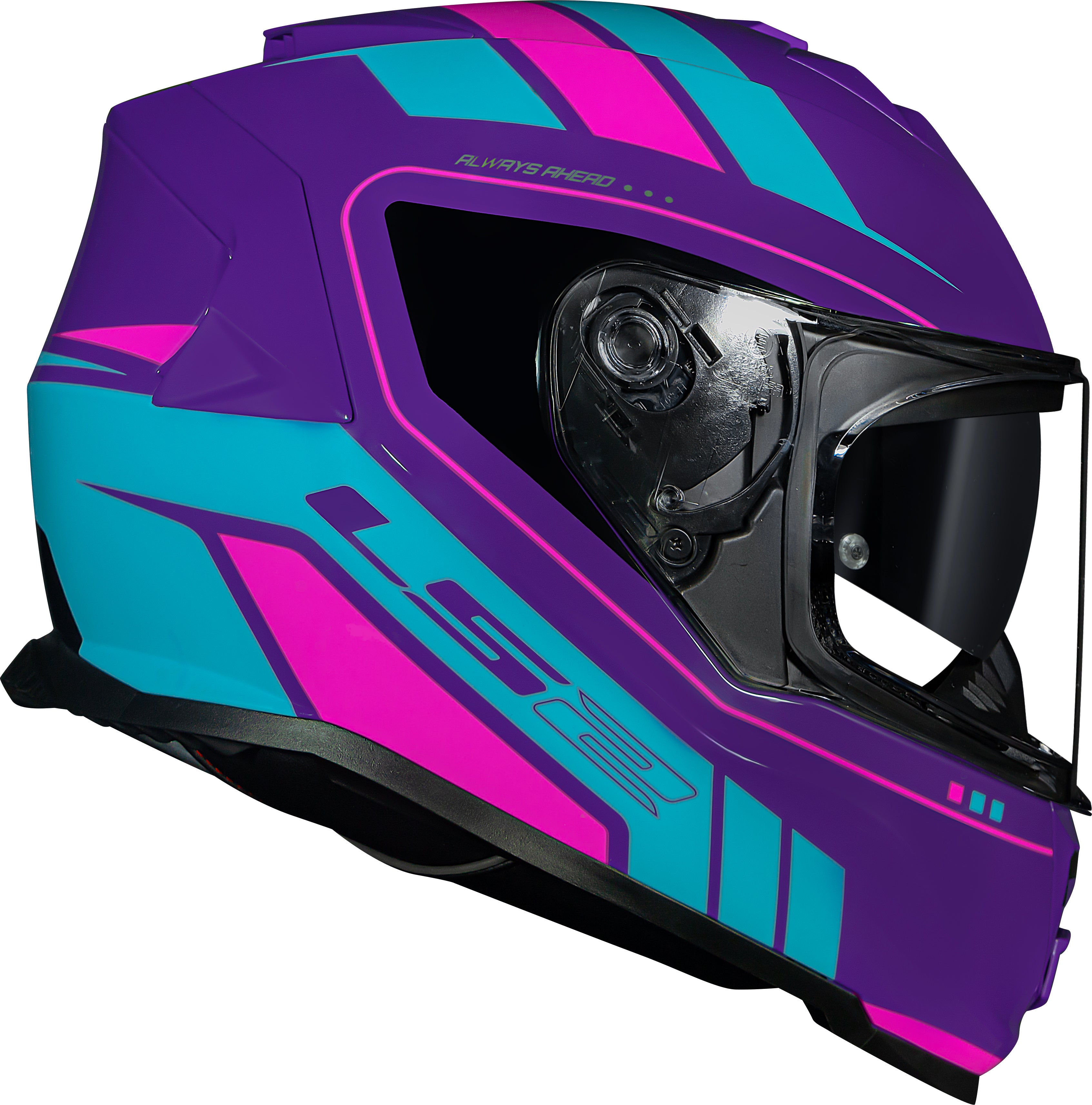 Capacete Ls2 Ff800 Storm Fist Roxo Azul