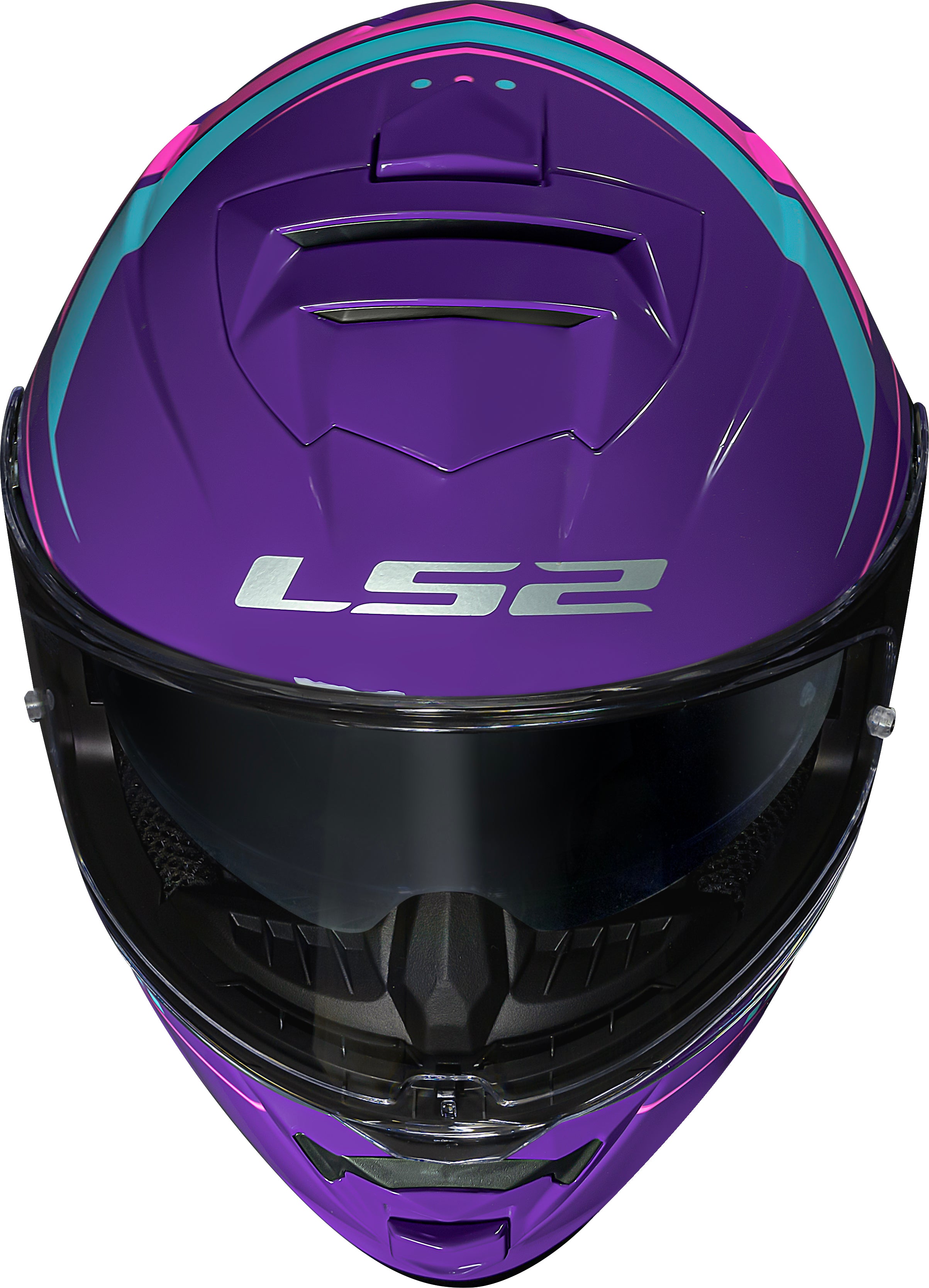 Capacete Ls2 Ff800 Storm Fist Roxo Azul