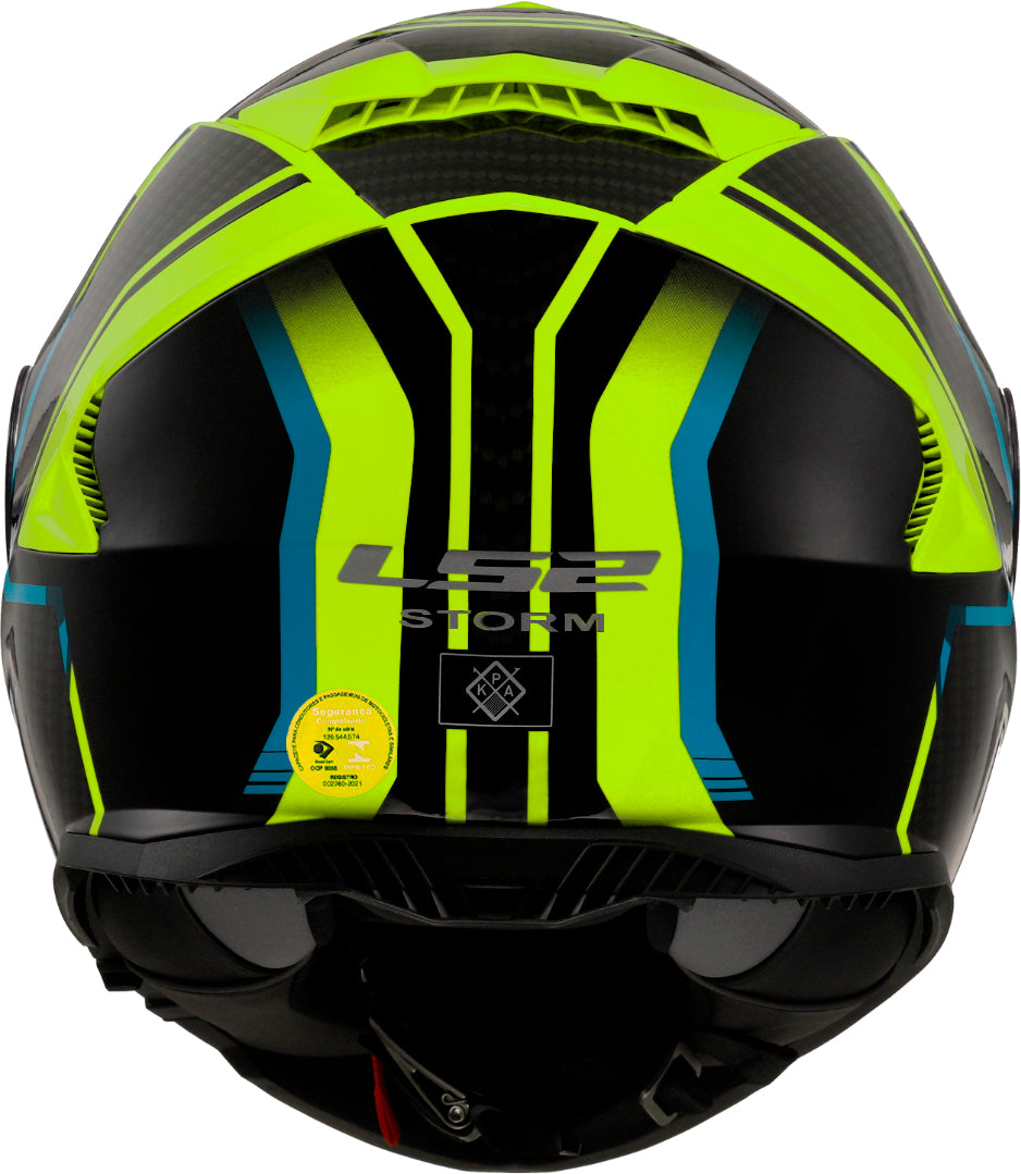 Capacete Ls2 Ff800 Storm Tracker Preto Amarelo