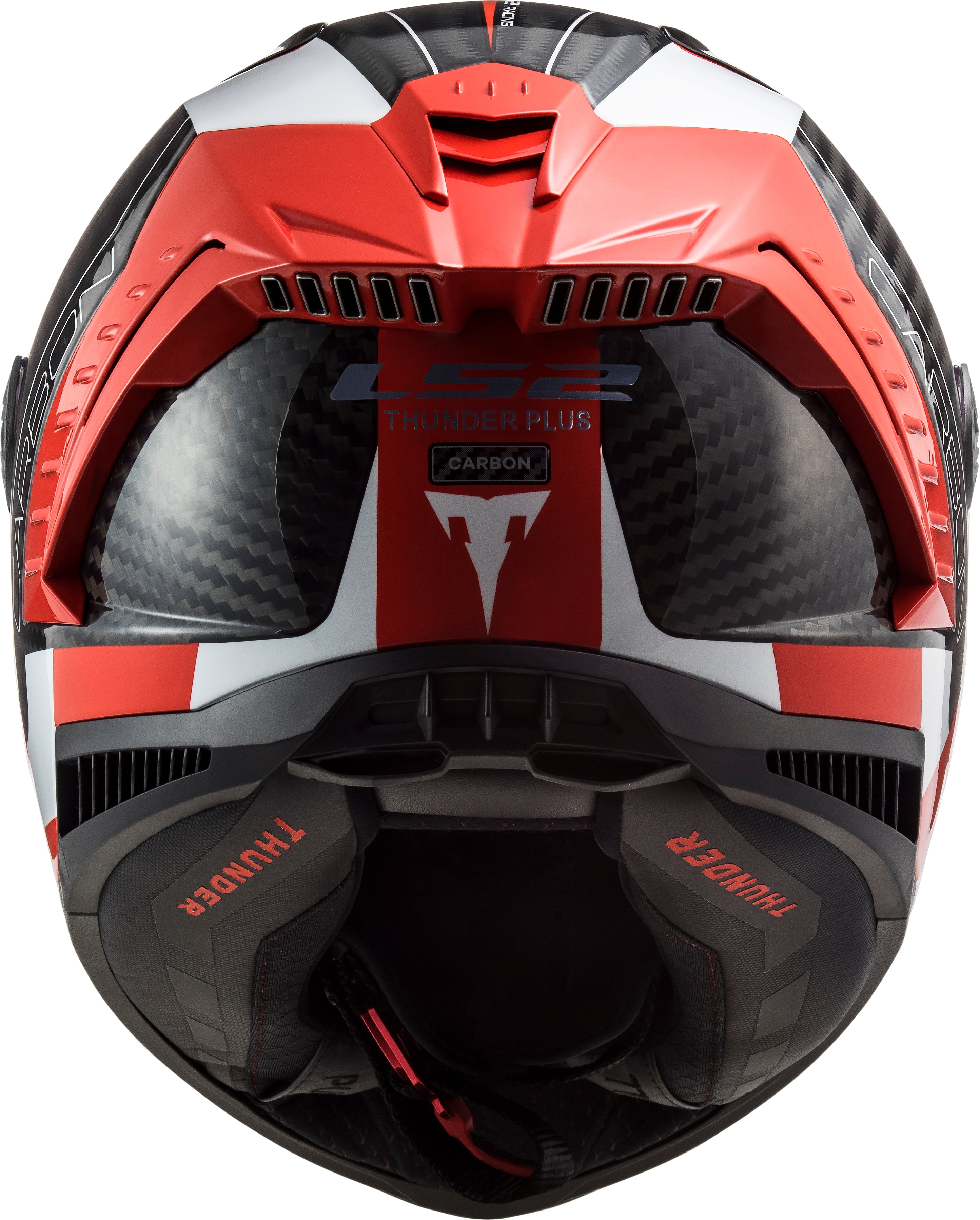 Capacete Ls2 ff805 Thunder Racing 1  Vermelho