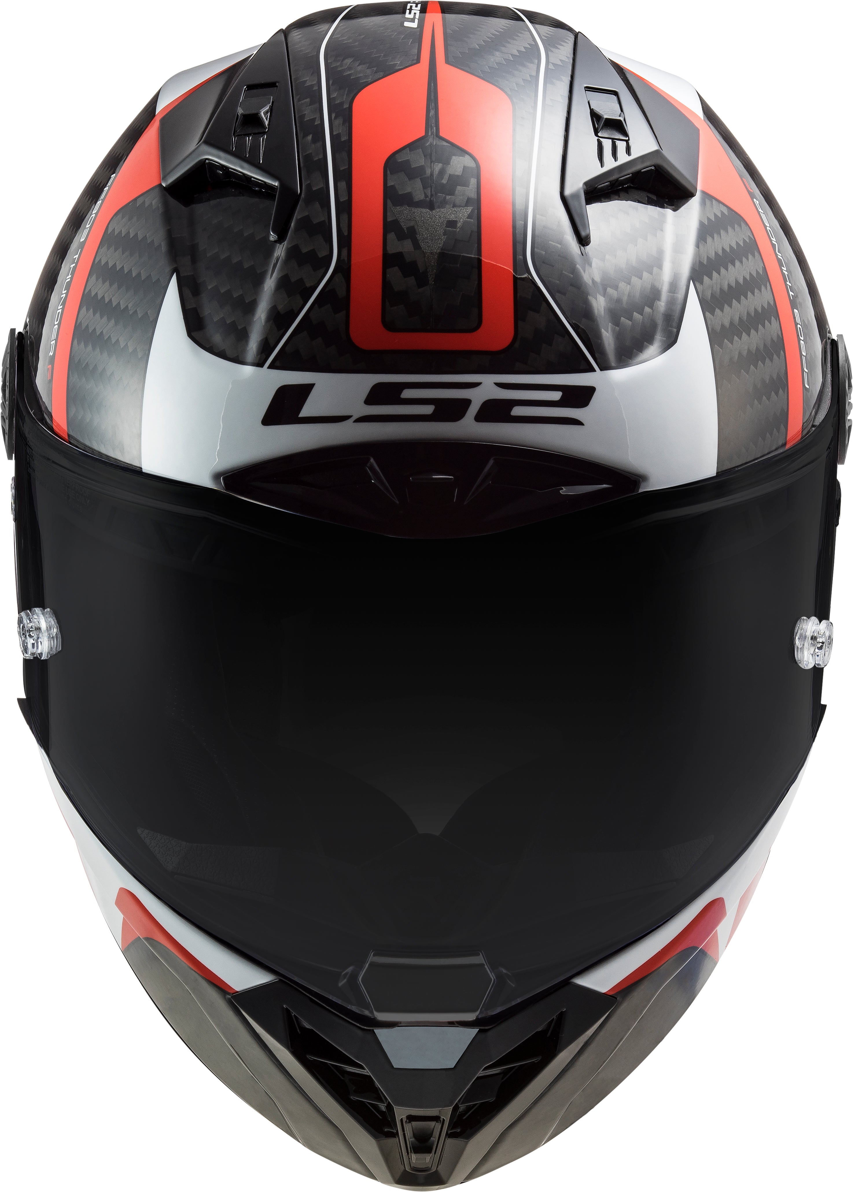 Capacete Ls2 ff805 Thunder Racing 1  Vermelho