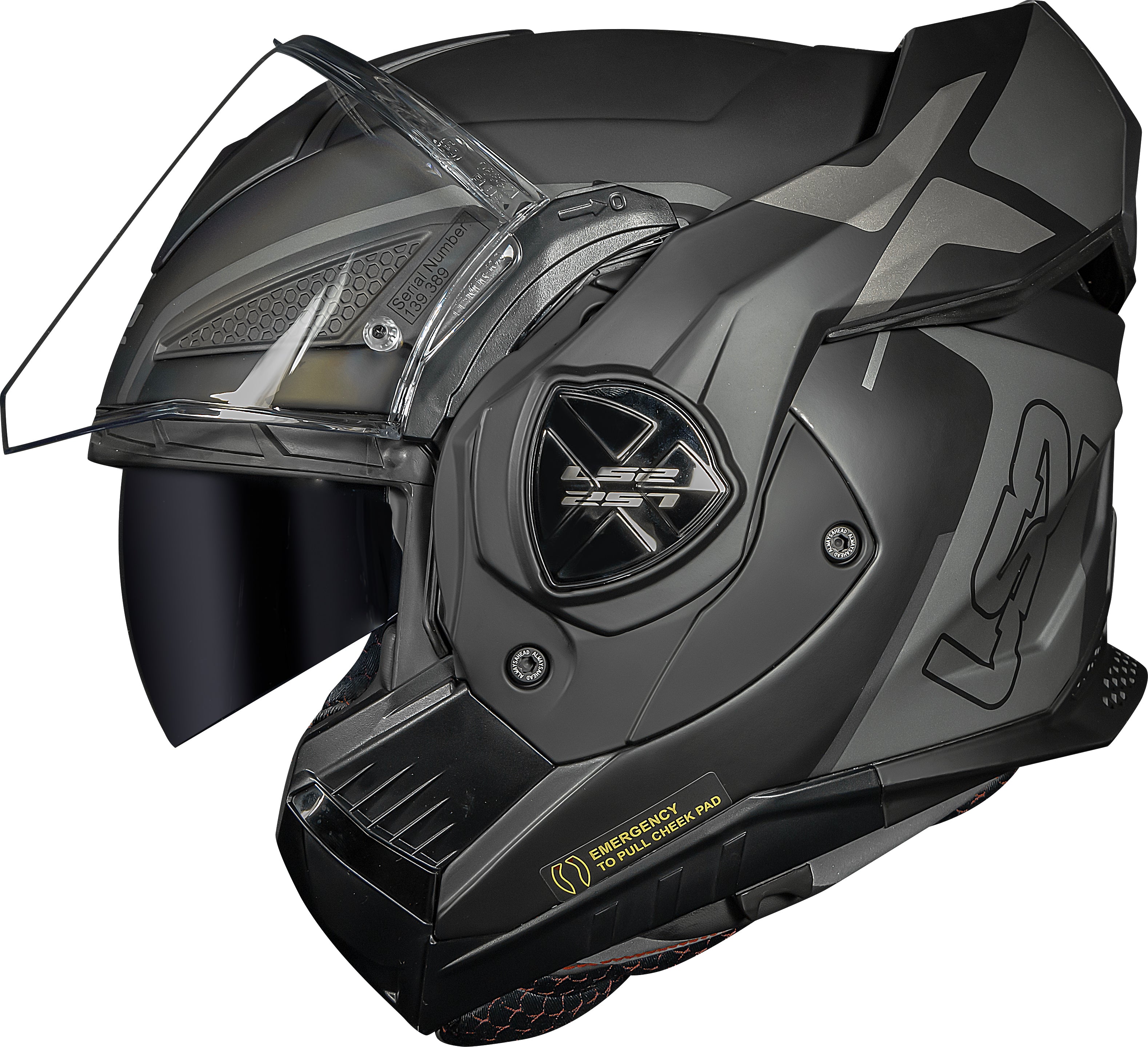 Capacete Ls2 Advant X Hpfc Metryc Matte Tit