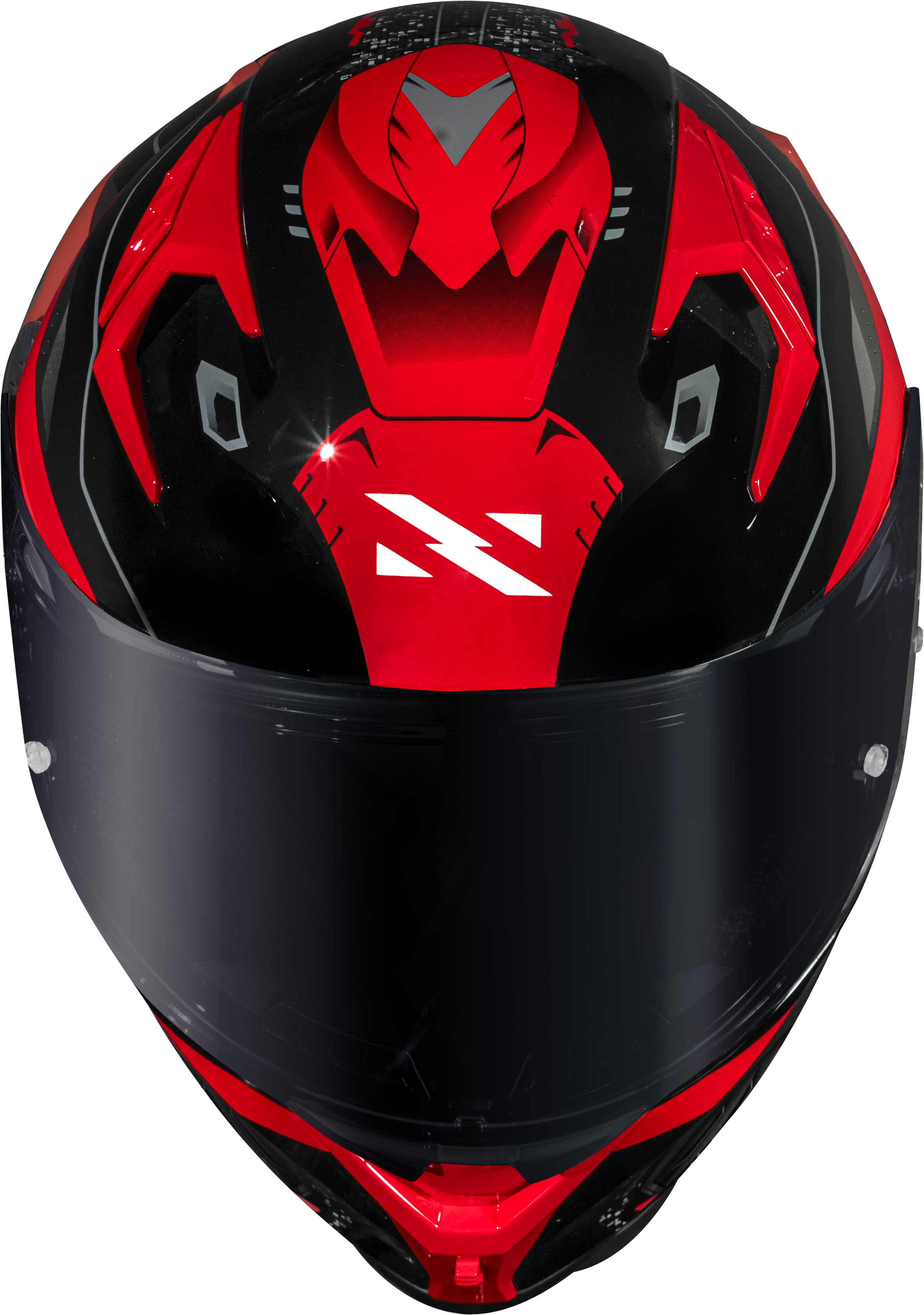 Capacete Norisk Flow Robot Preto Vermelho
