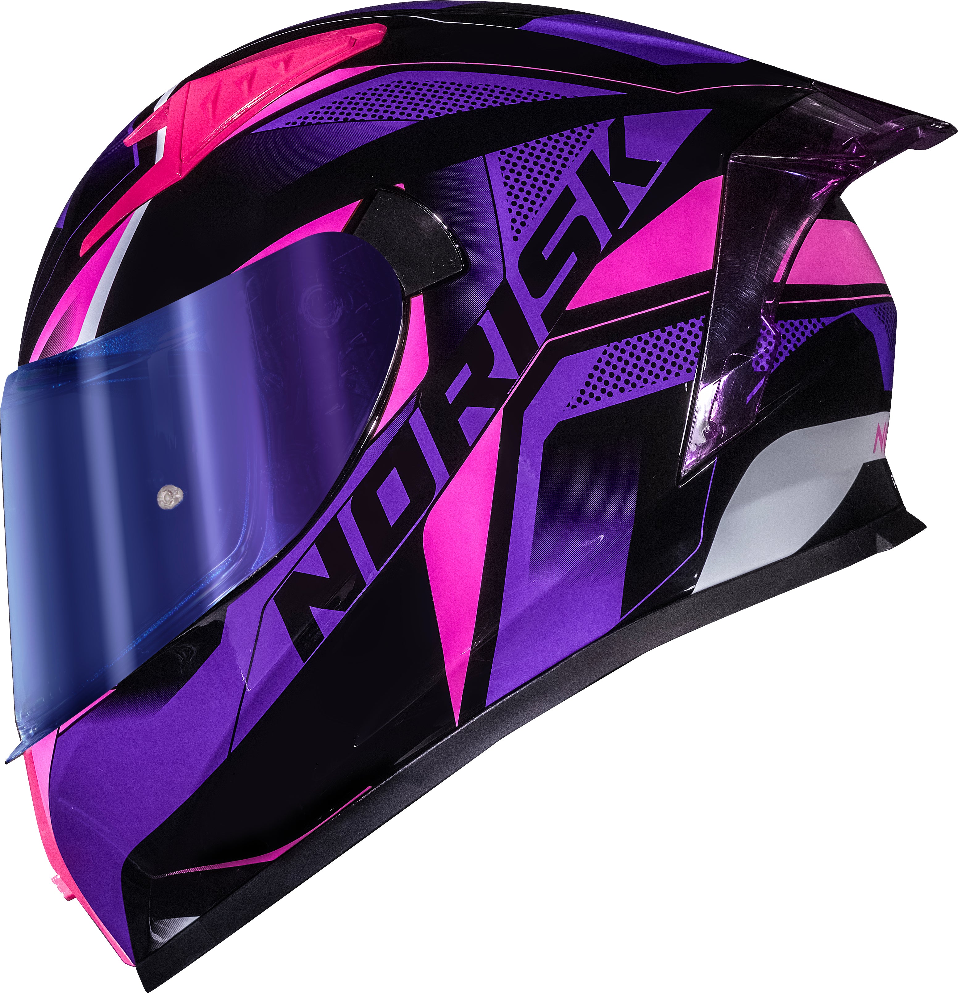 Capacete Norisk Flow Pulse Roxo Rosa