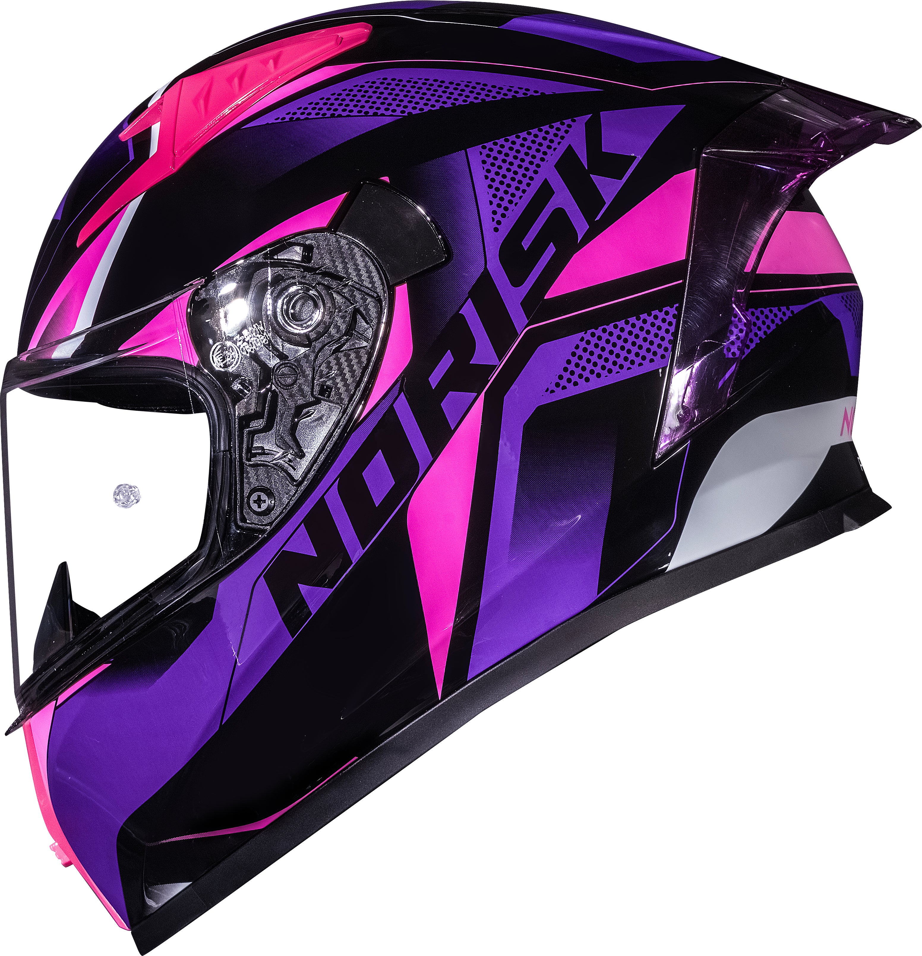 Capacete Norisk Flow Pulse Roxo Rosa