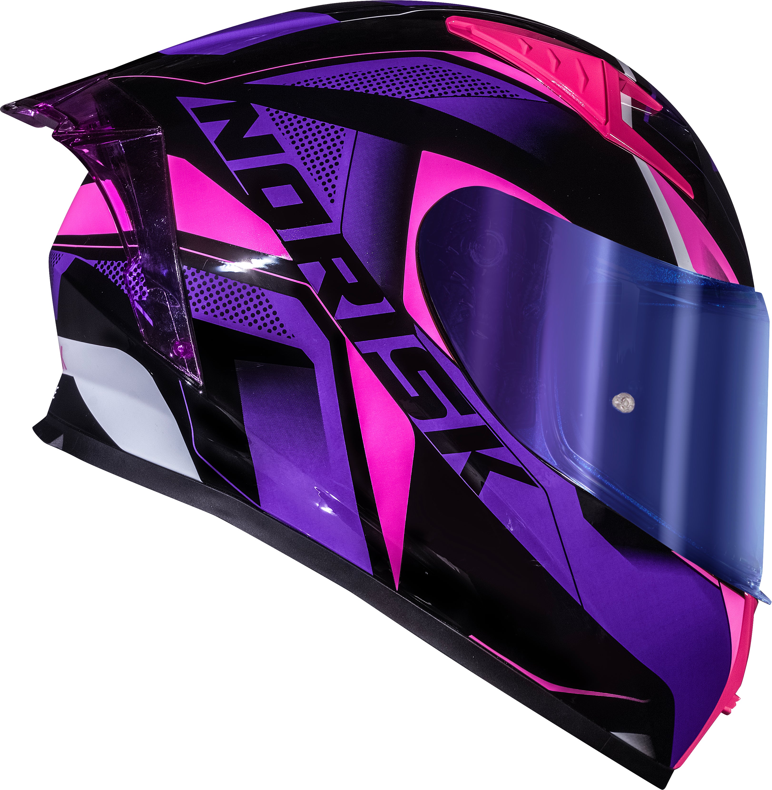 Capacete Norisk Flow Pulse Roxo Rosa