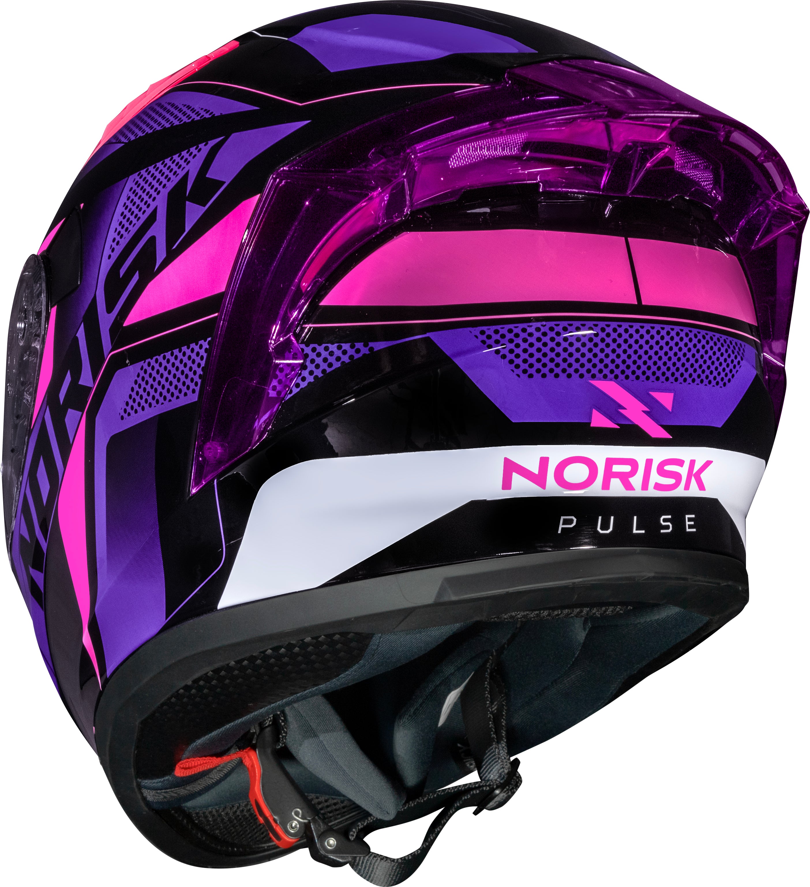 Capacete Norisk Flow Pulse Roxo Rosa