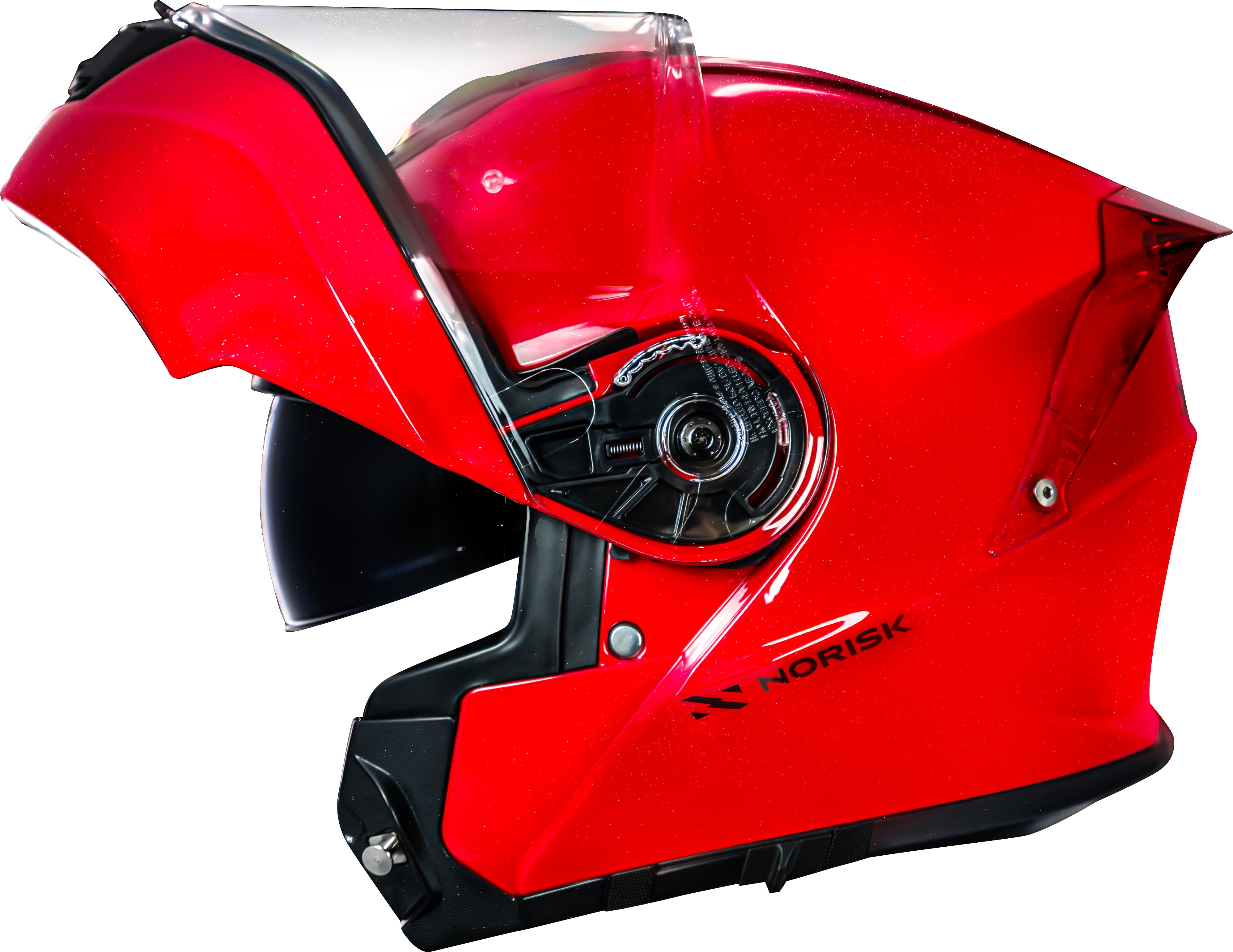 Capacete Norisk Motion Defender Monocolor Vermelho