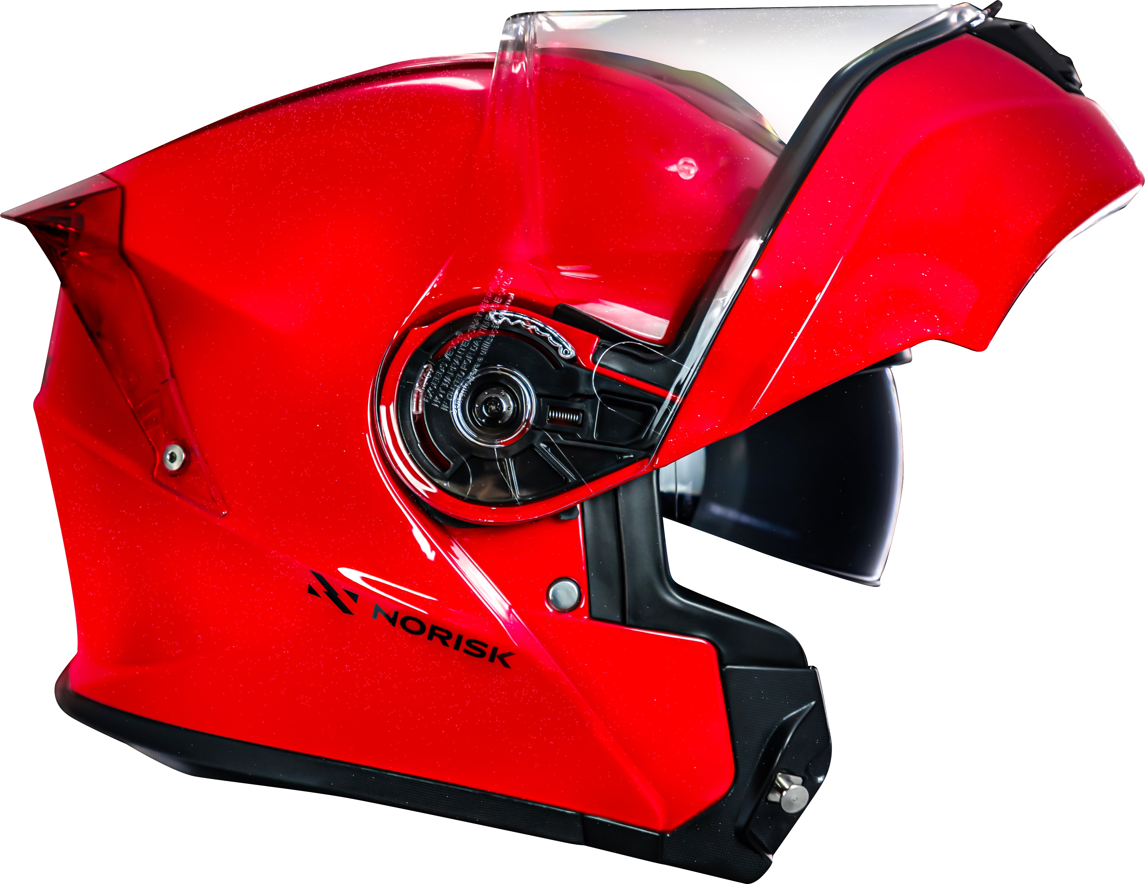 Capacete Norisk Motion Defender Monocolor Vermelho