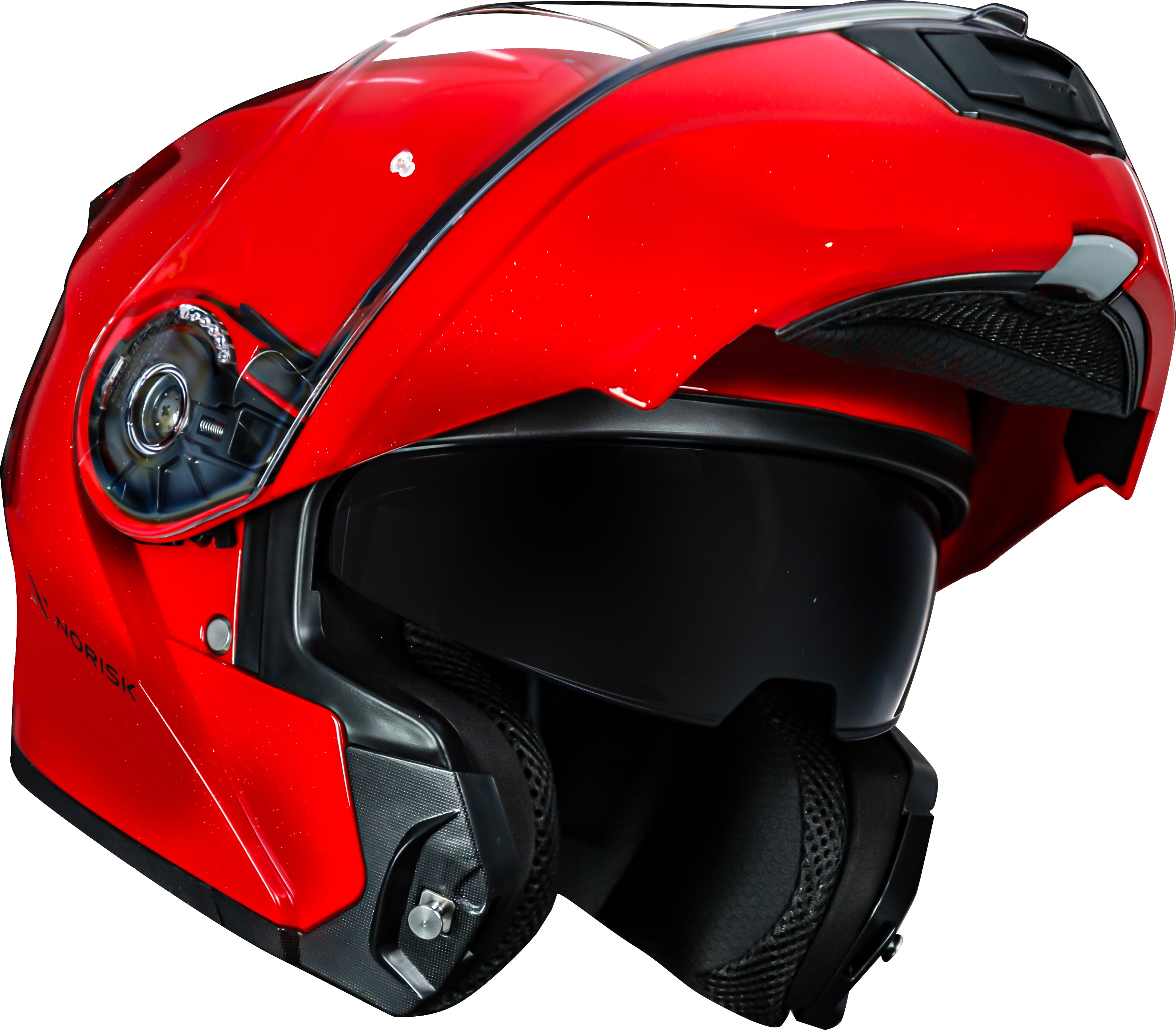 Capacete Norisk Motion Defender Monocolor Vermelho