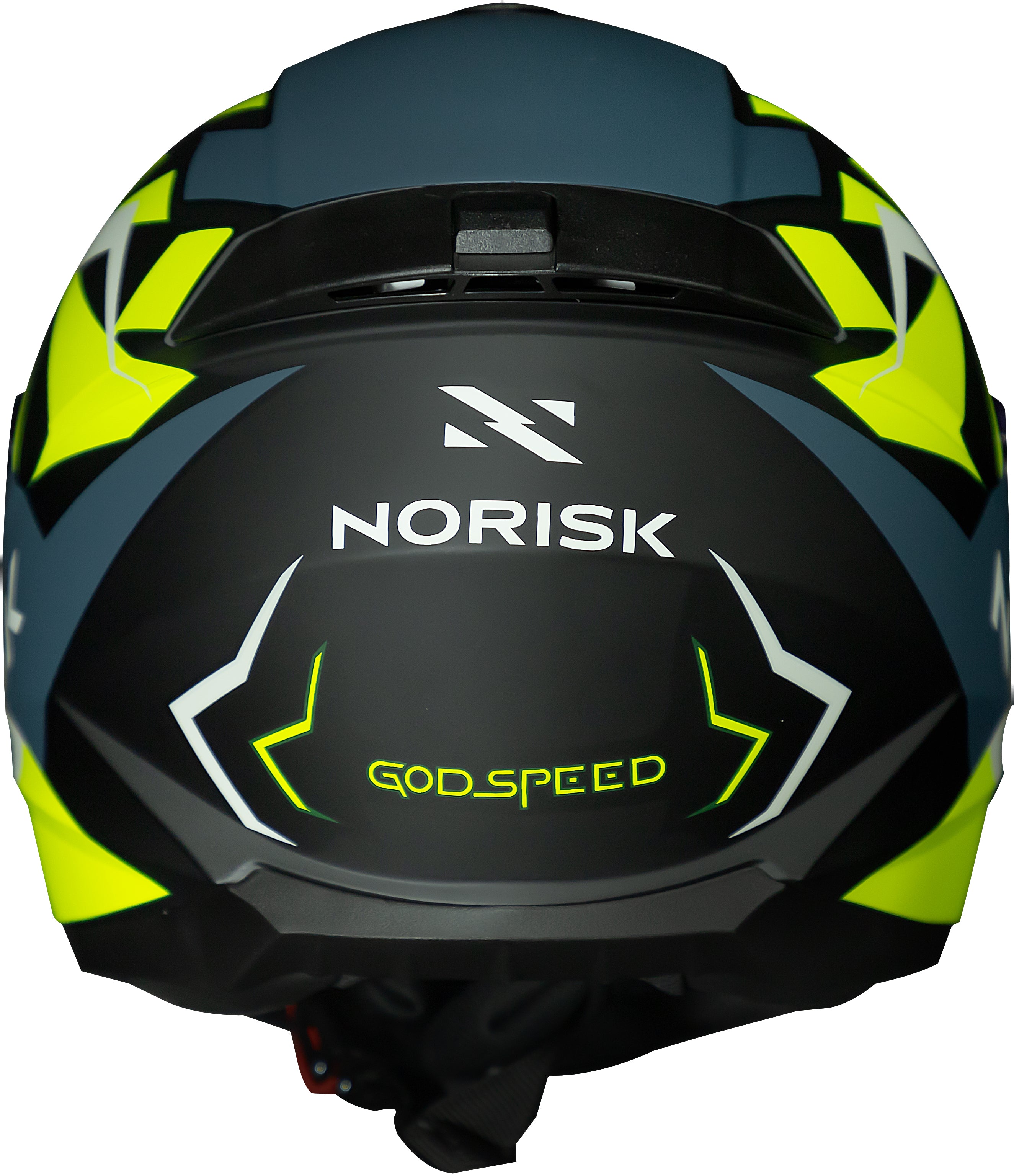 Capacete Norisk Razor Godspeed Azul Amarelo