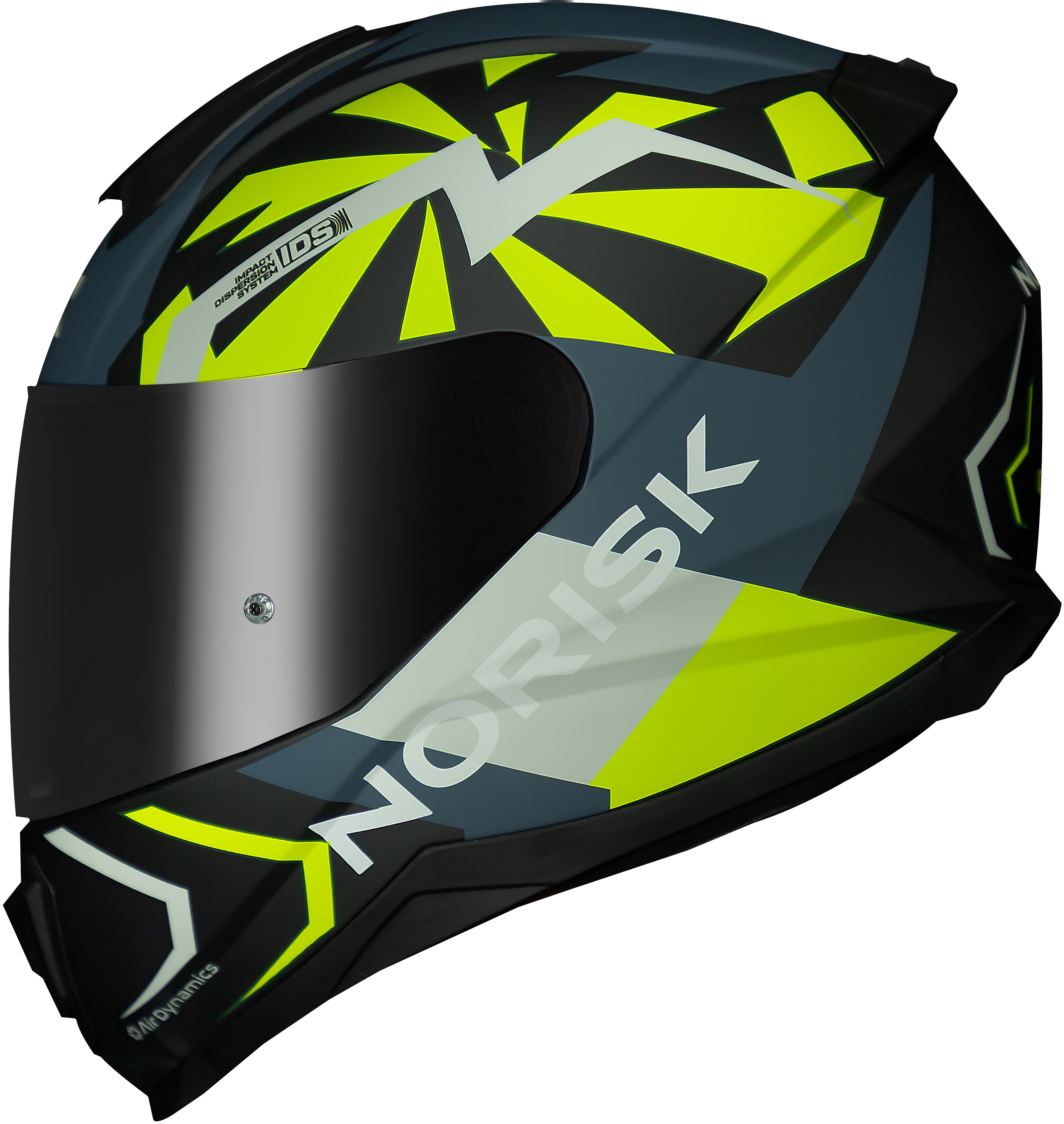 Capacete Norisk Razor Godspeed Azul Amarelo