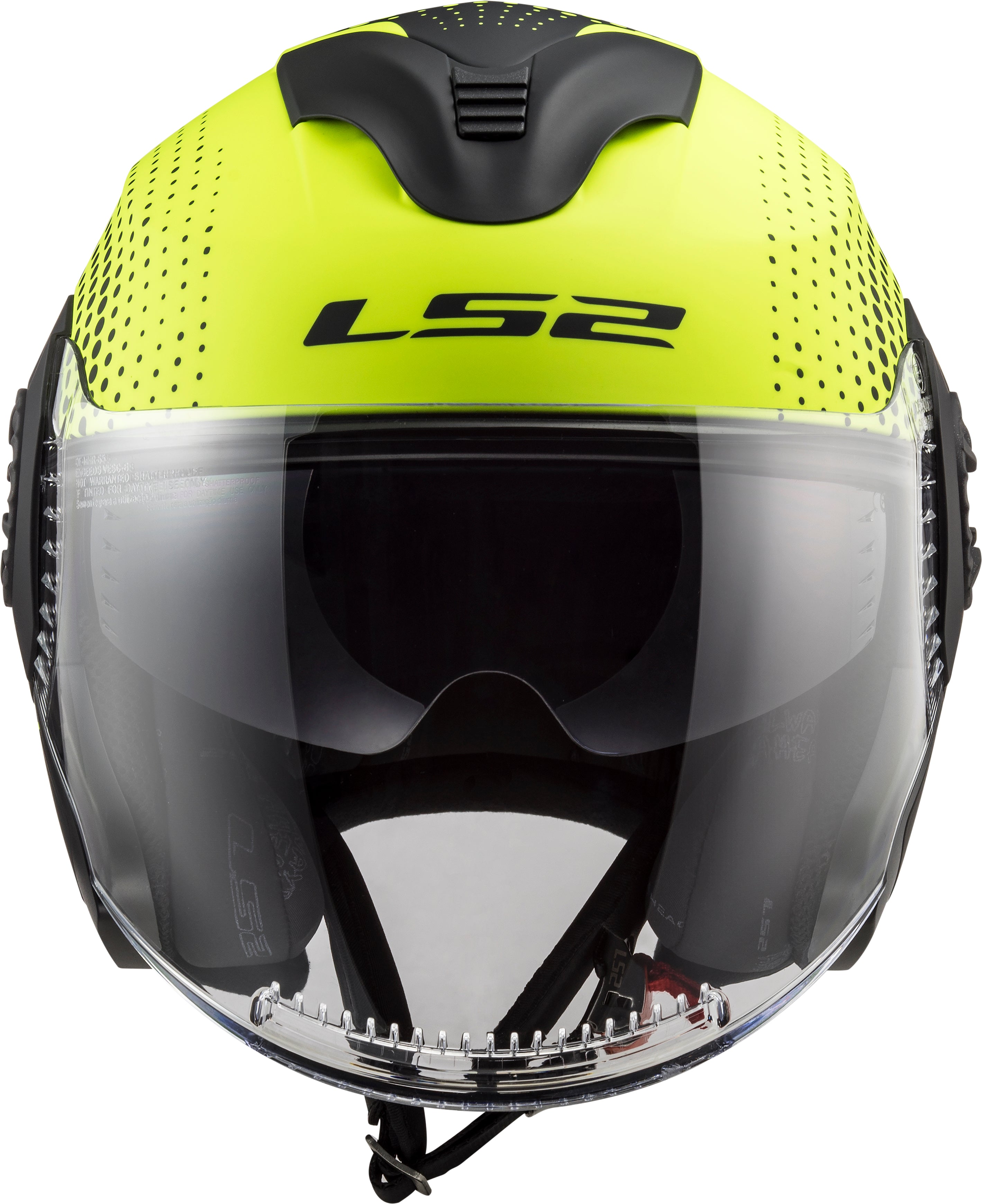 Capacete Ls2 Of570 Verso Spin Amarelo