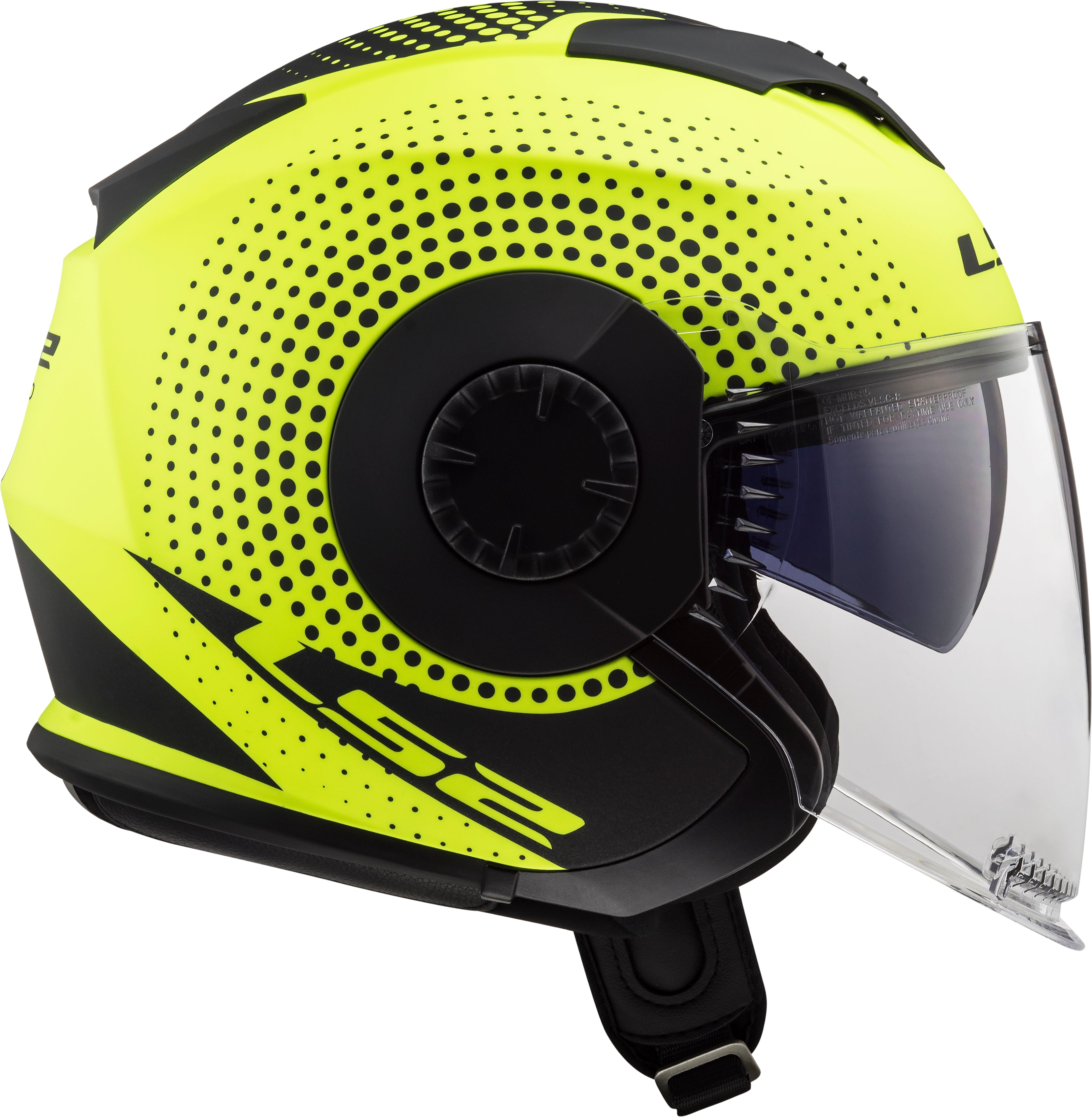 Capacete Ls2 Of570 Verso Spin Amarelo