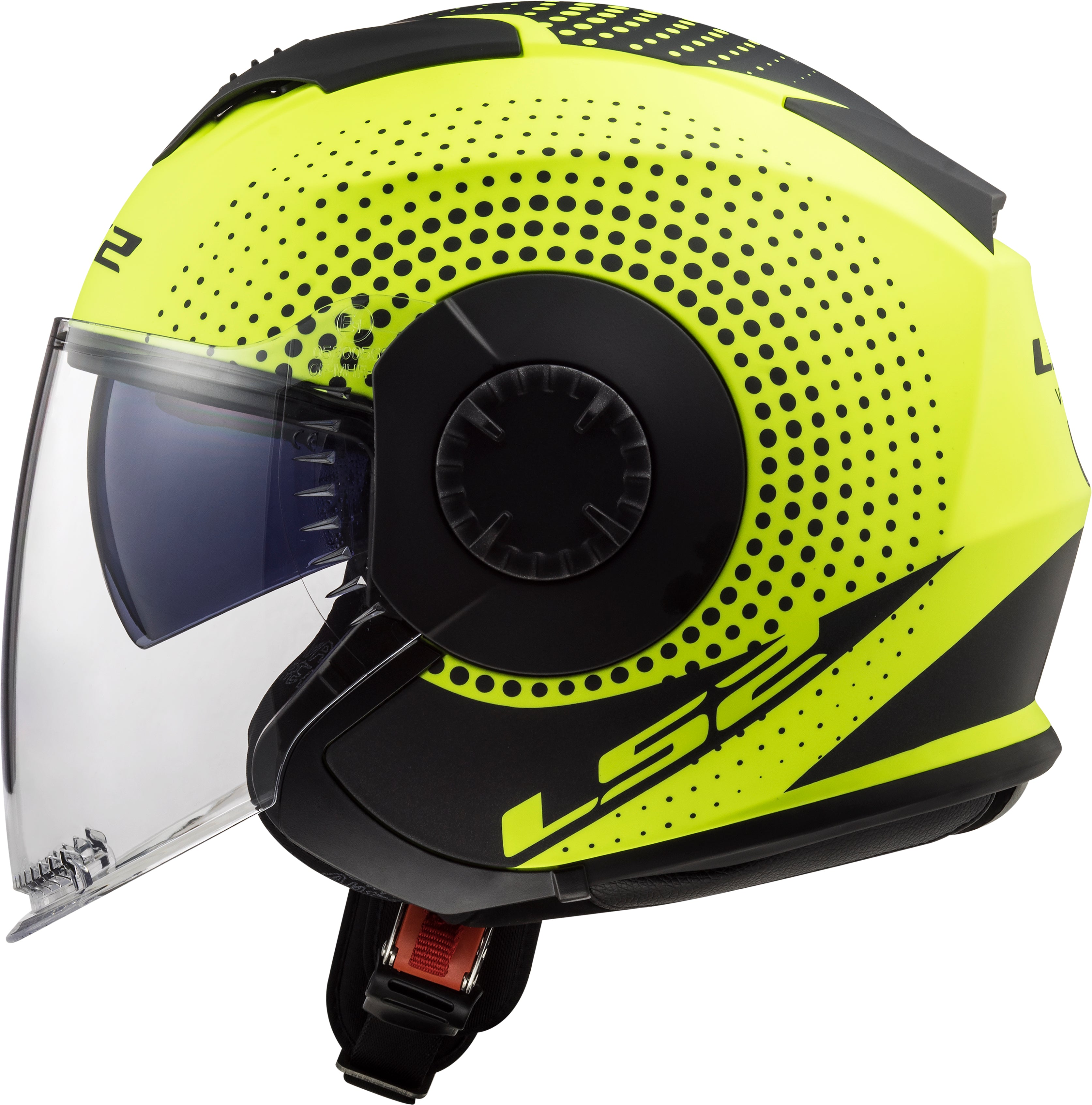 Capacete Ls2 Of570 Verso Spin Amarelo