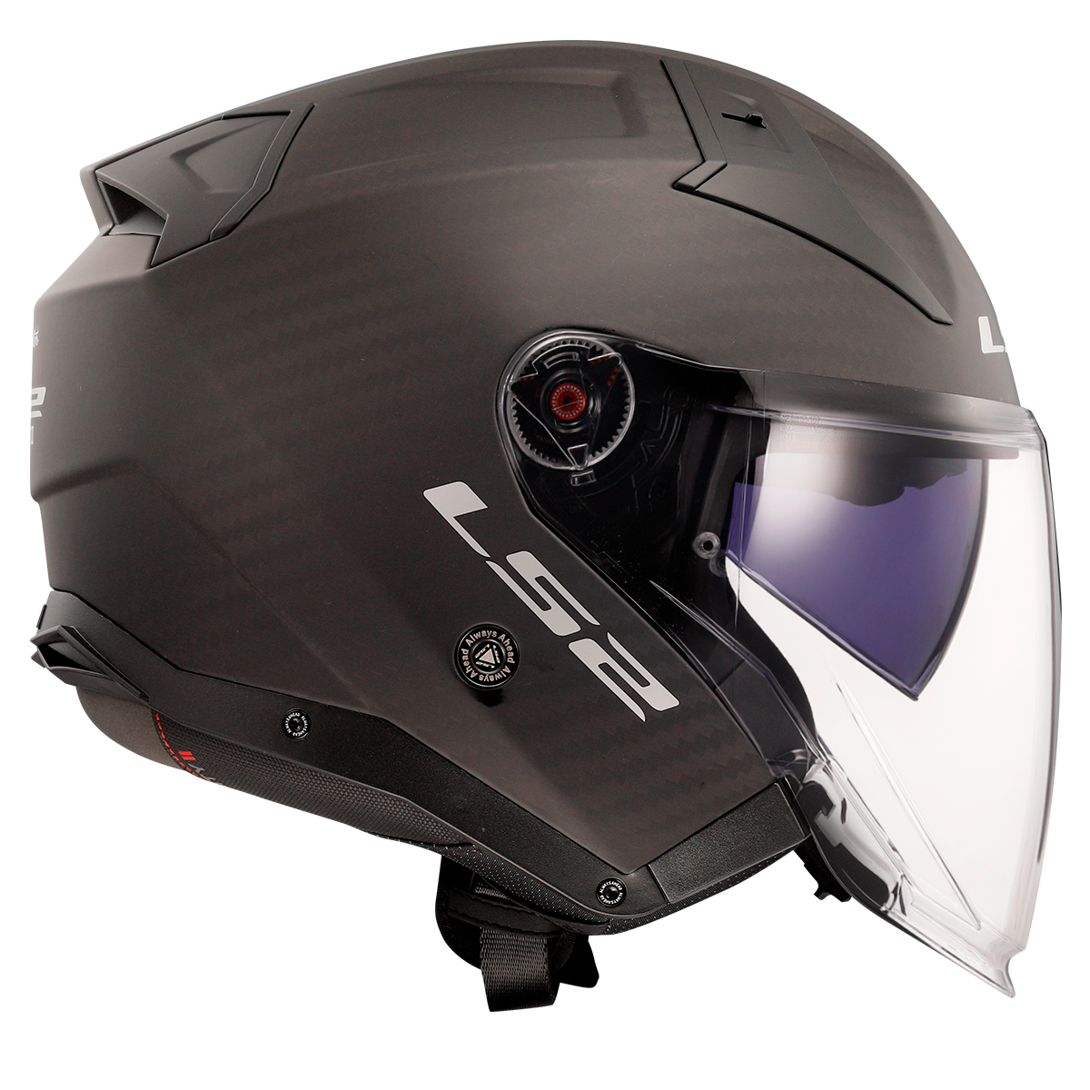 Capacete Ls2 Infinity II Solid Matte Carbon