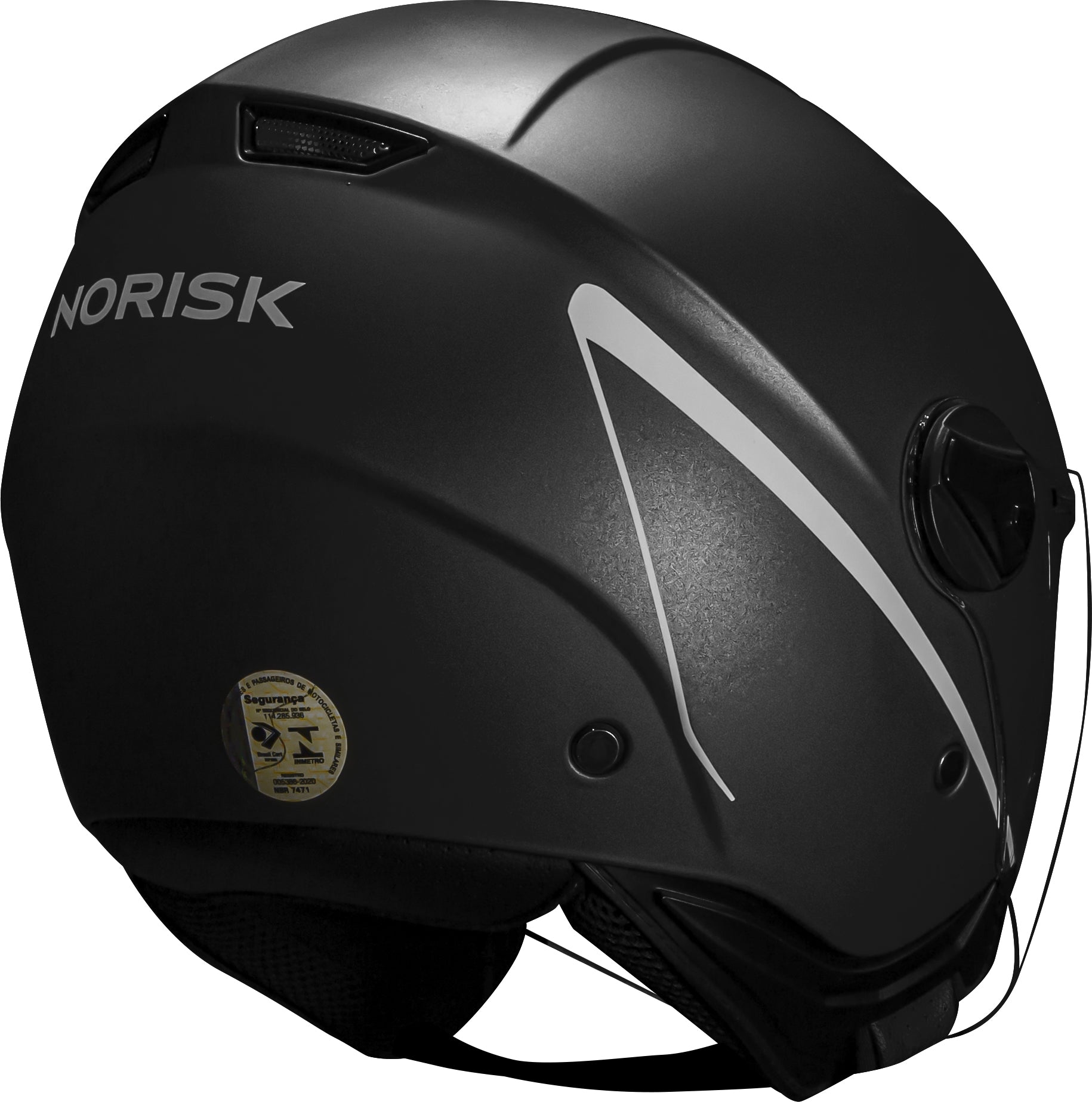 Capacete Norisk Orion SV  Monocolor Matt Preto