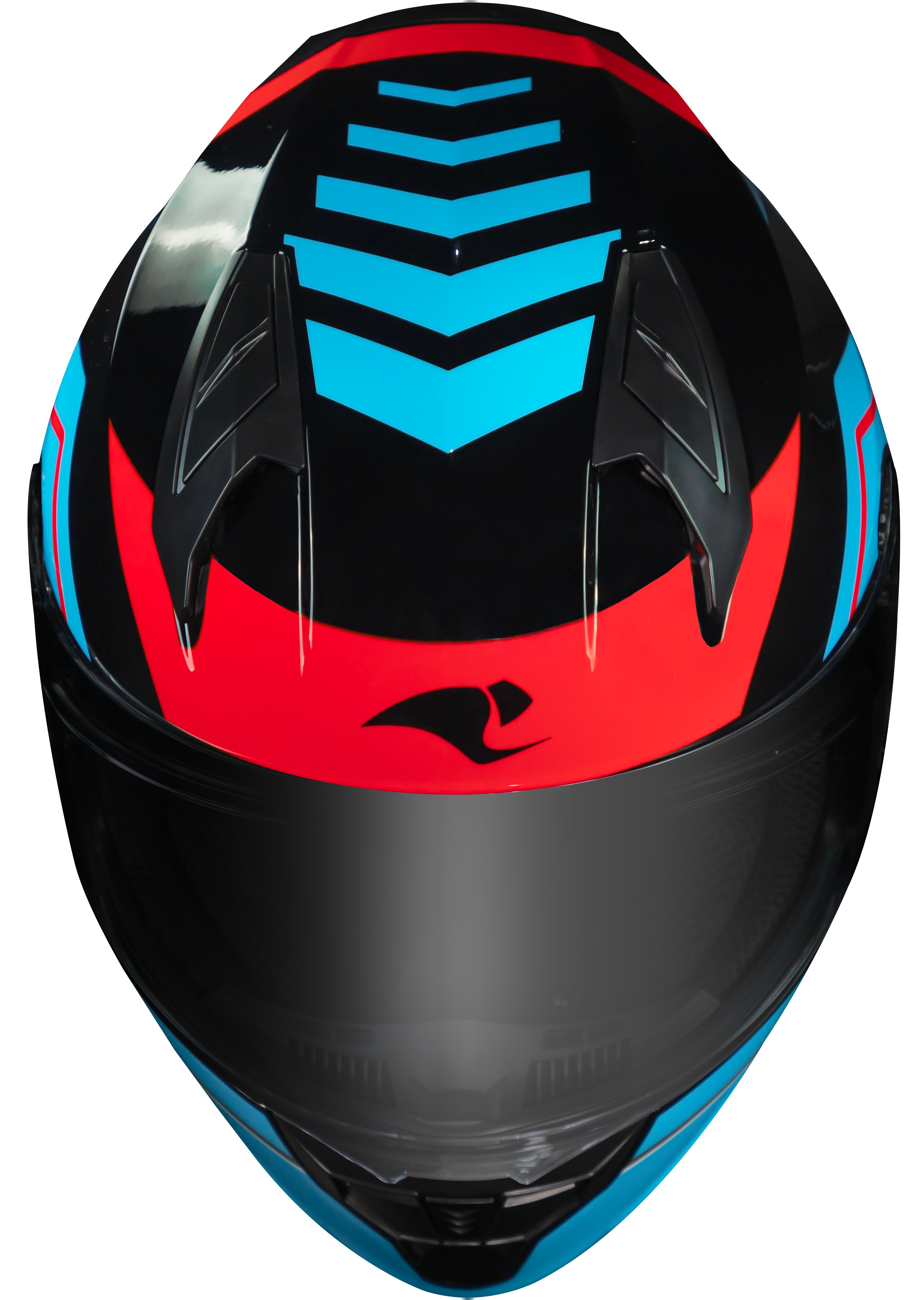 Capacete Race Tech Sector Exilio Preto Azul Vermelho