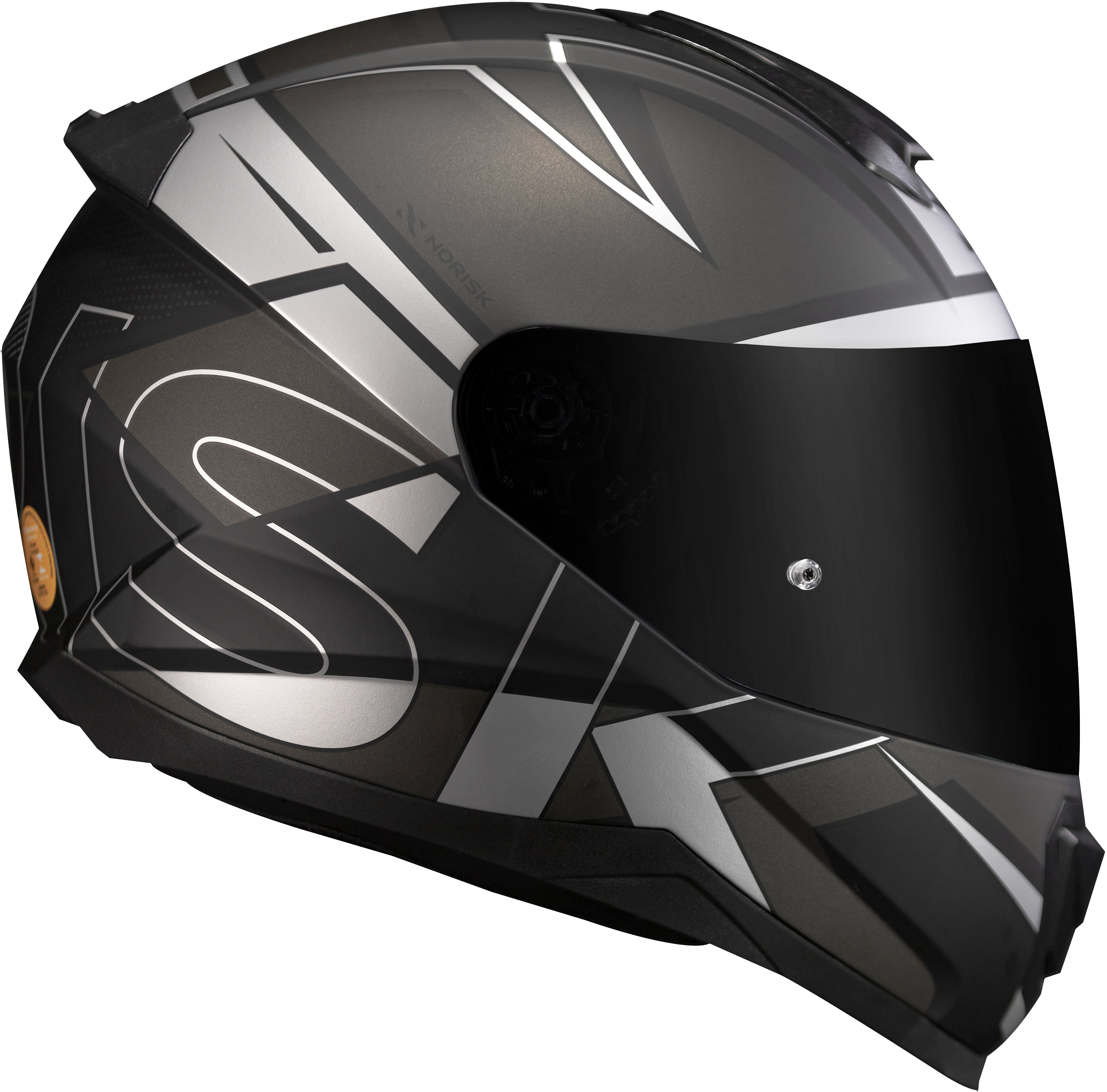 Capacete Norisk Razor Axial Prata