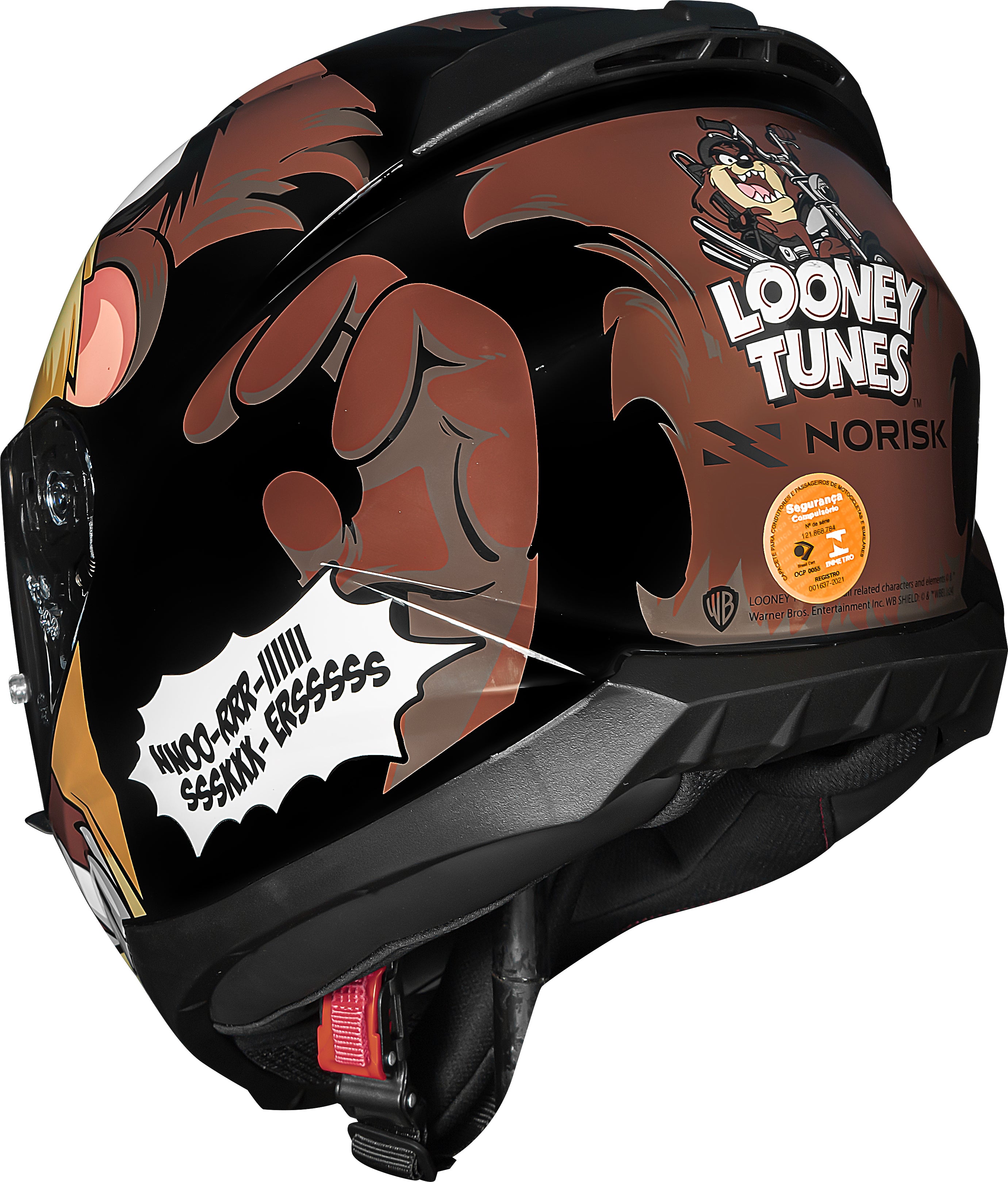 Capacete Norisk Razor Looney Tunes Taz