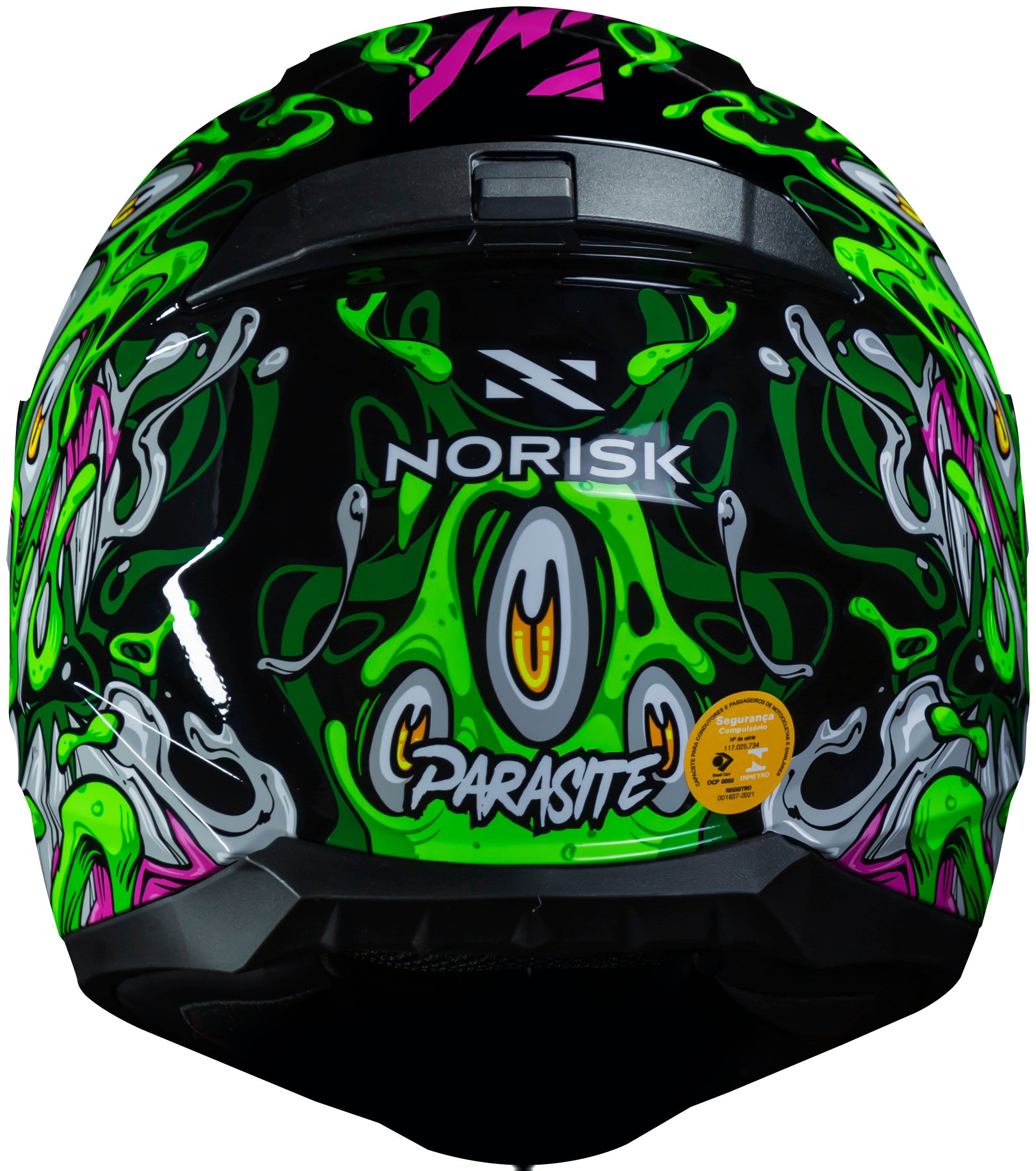 Capacete Norisk Razor Parasite Verde