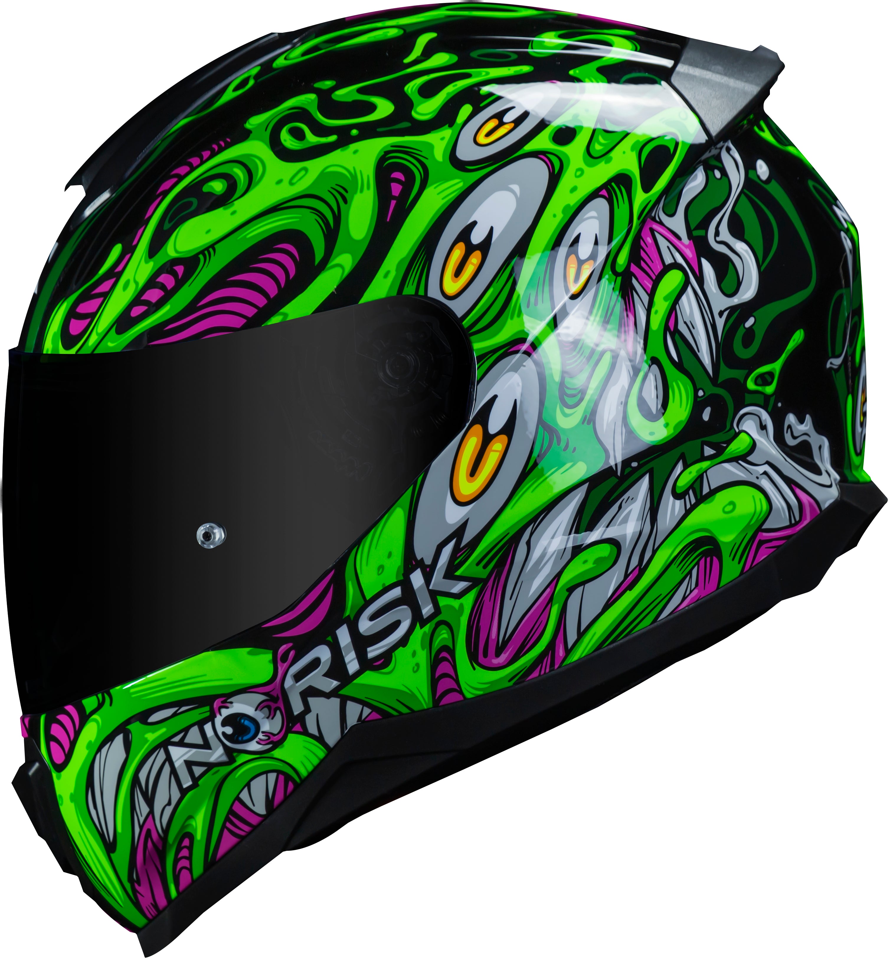 Capacete Norisk Razor Parasite Verde