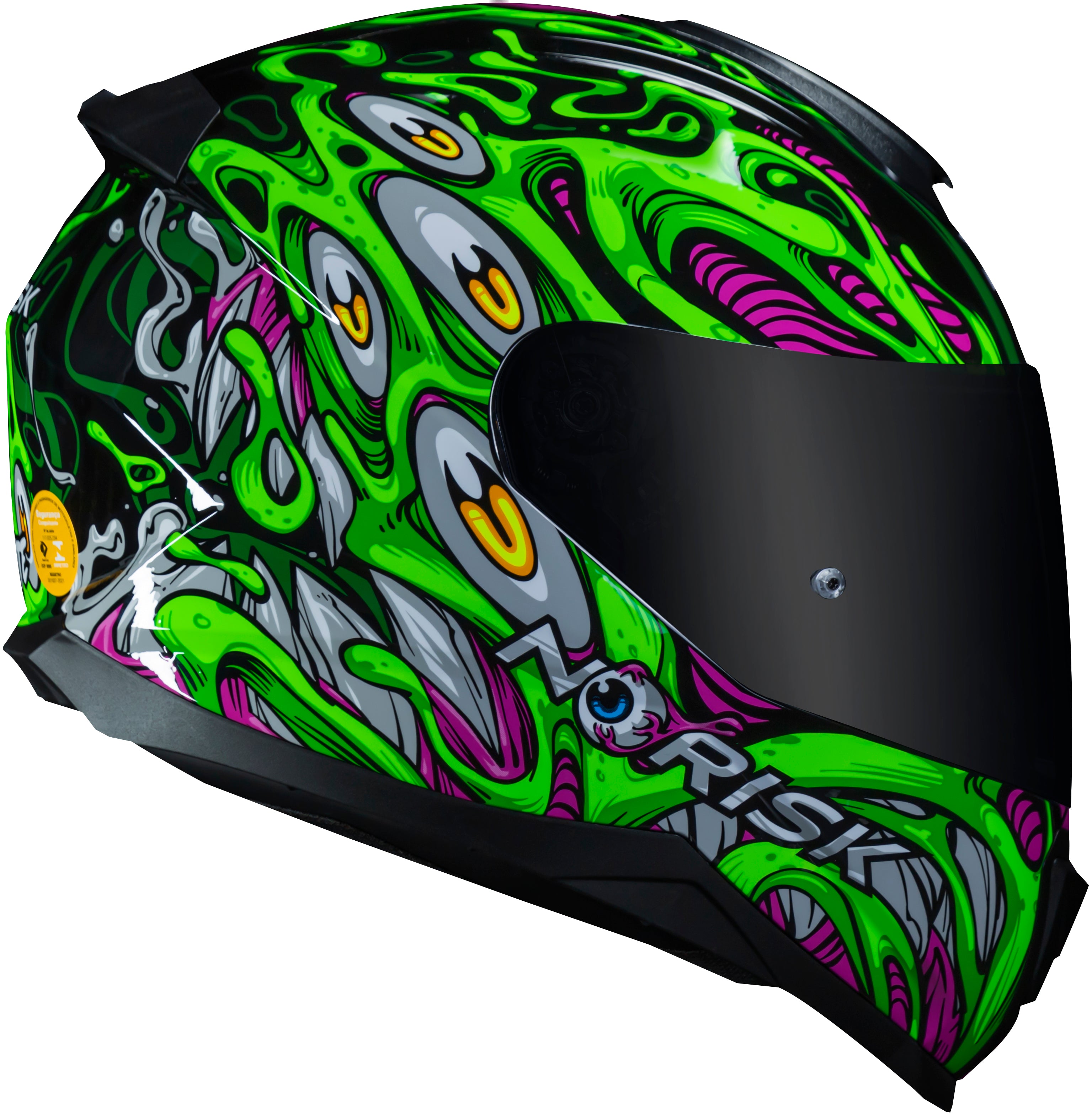 Capacete Norisk Razor Parasite Verde